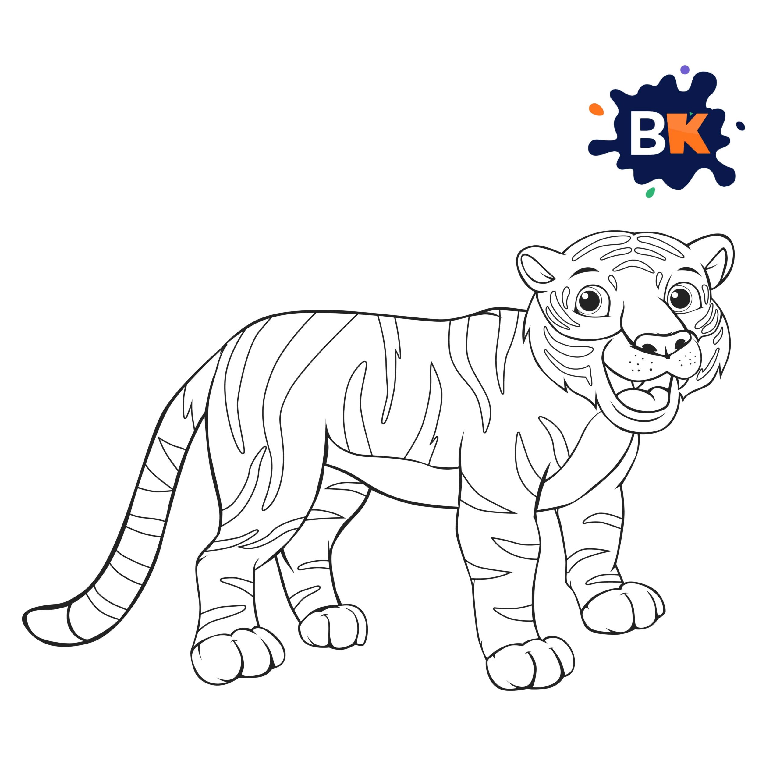 How to Draw a Bengal Tiger Step 10 How to Draw a Bengal Tiger Step 10