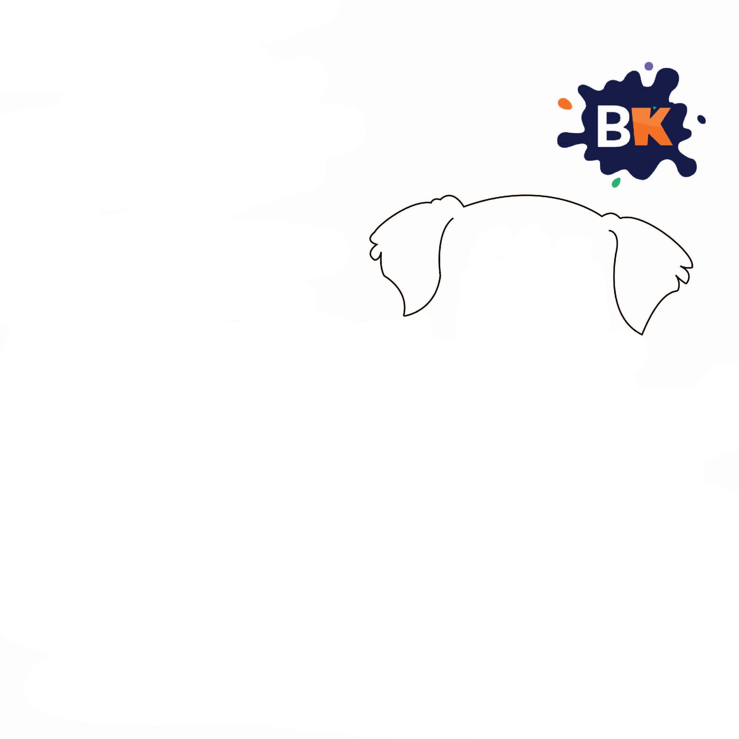 How to Draw a Bernese Mountain Dog Step 1 How to Draw a Bernese Mountain Dog Step 1