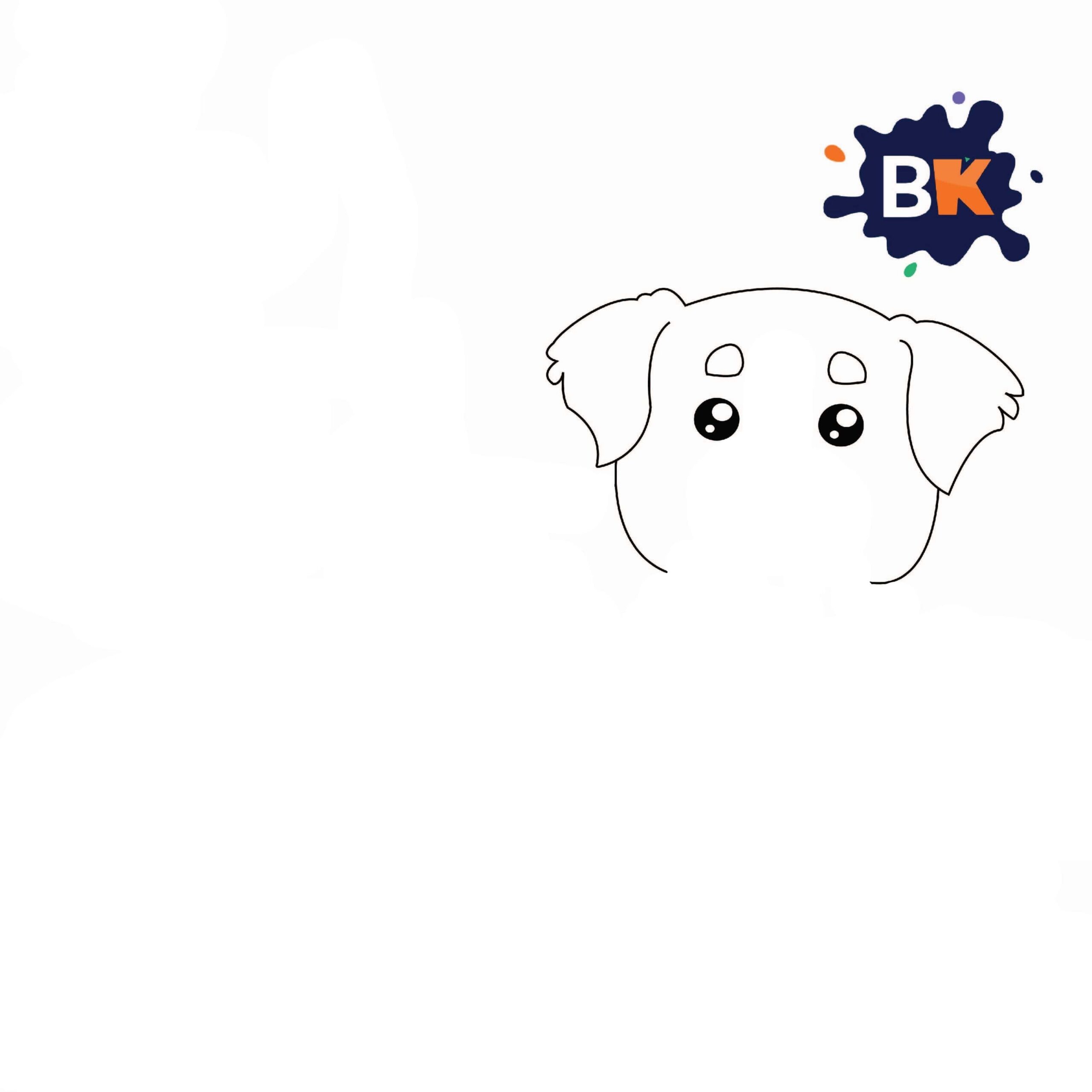 How to Draw a Bernese Mountain Dog Step 2 How to Draw a Bernese Mountain Dog Step 2