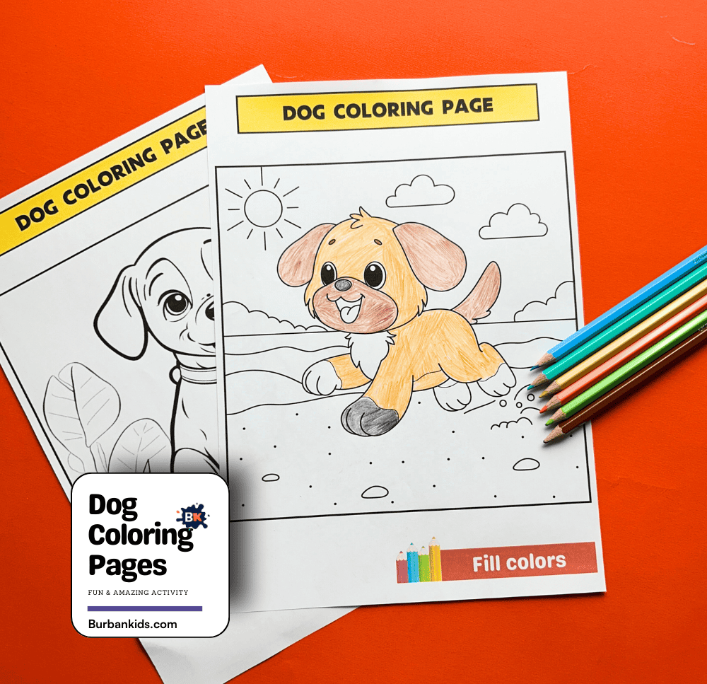 Dog Coloring Page