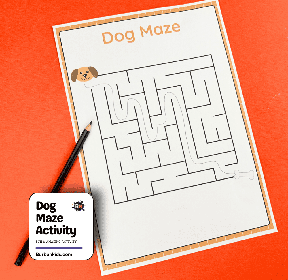 Dog Maze Activity