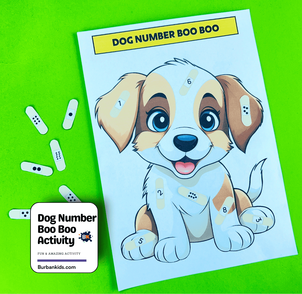 Dog Number Boo Boo Activity