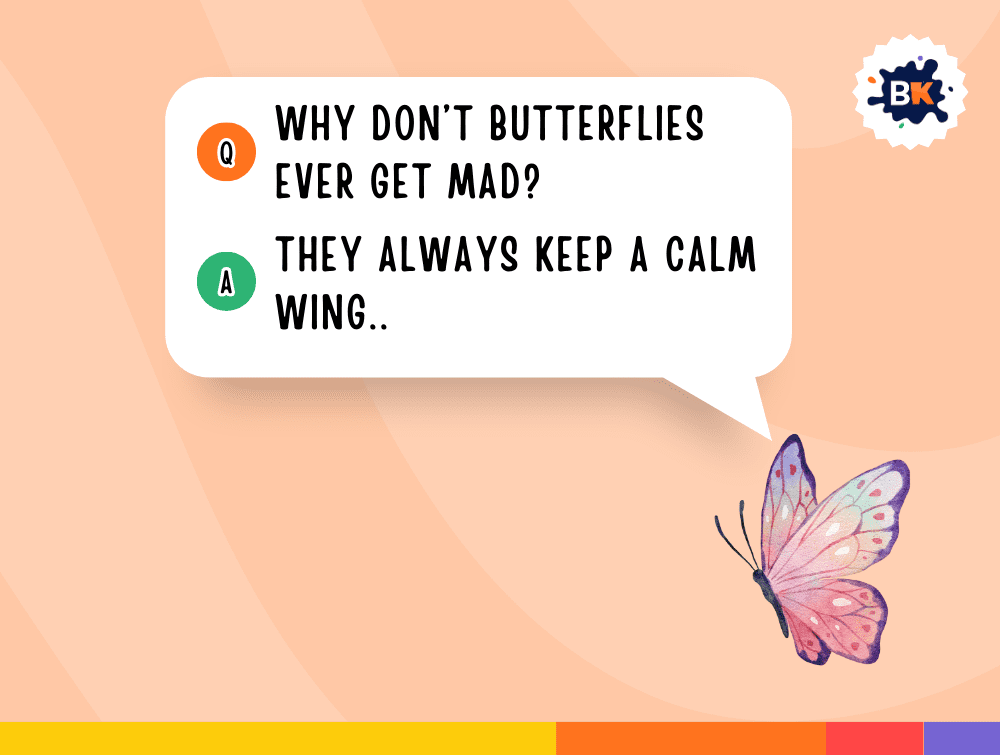 Excited Butterfly Riddles For Kids