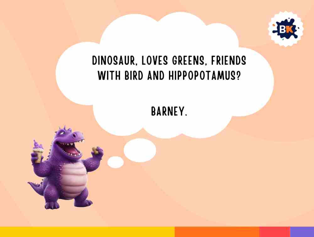 Excited Cartoon Riddles For Kids