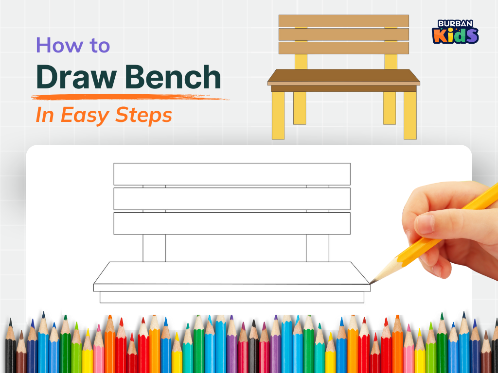 How To Draw A Bench