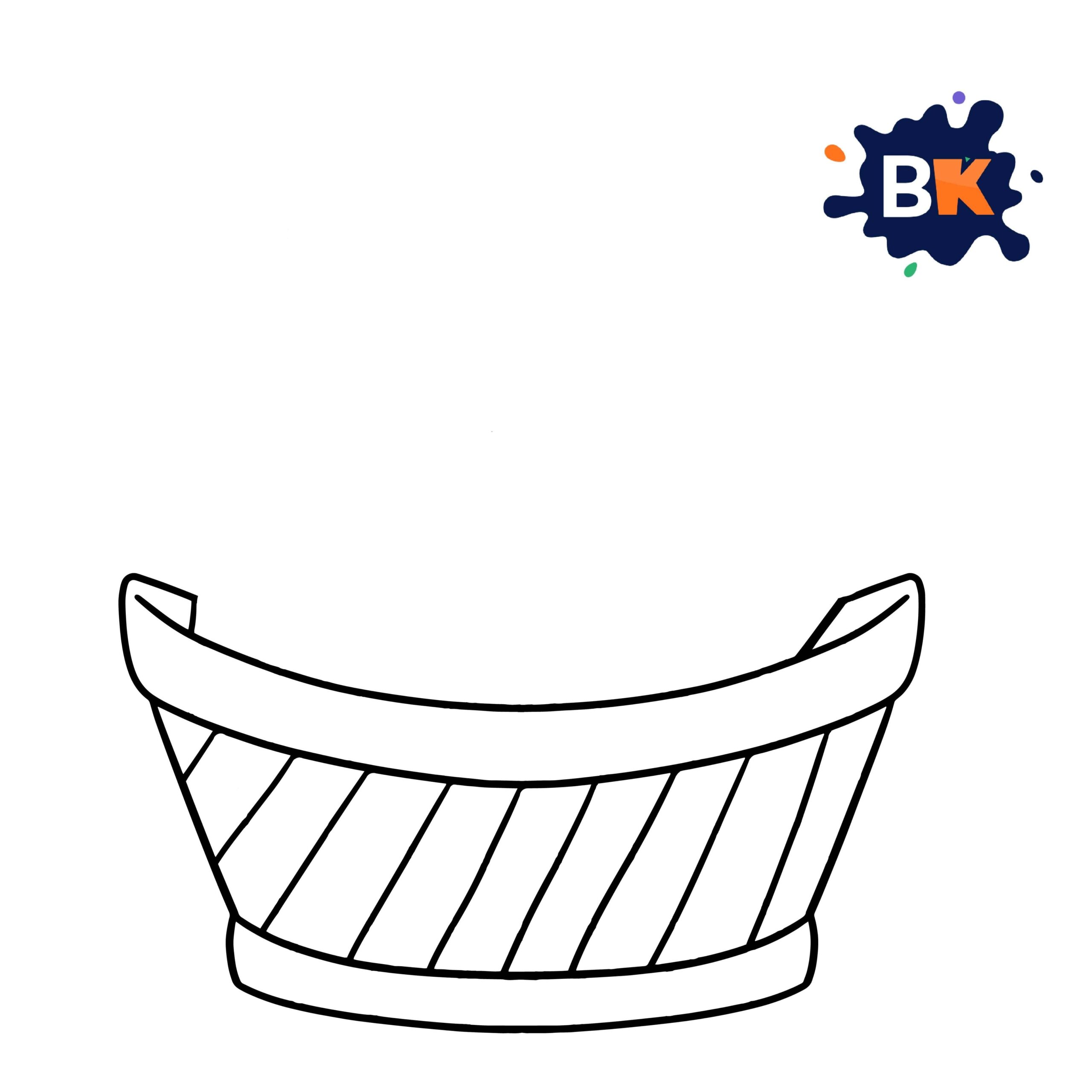 How to Draw Basket Step 4 How to Draw Basket Step 4