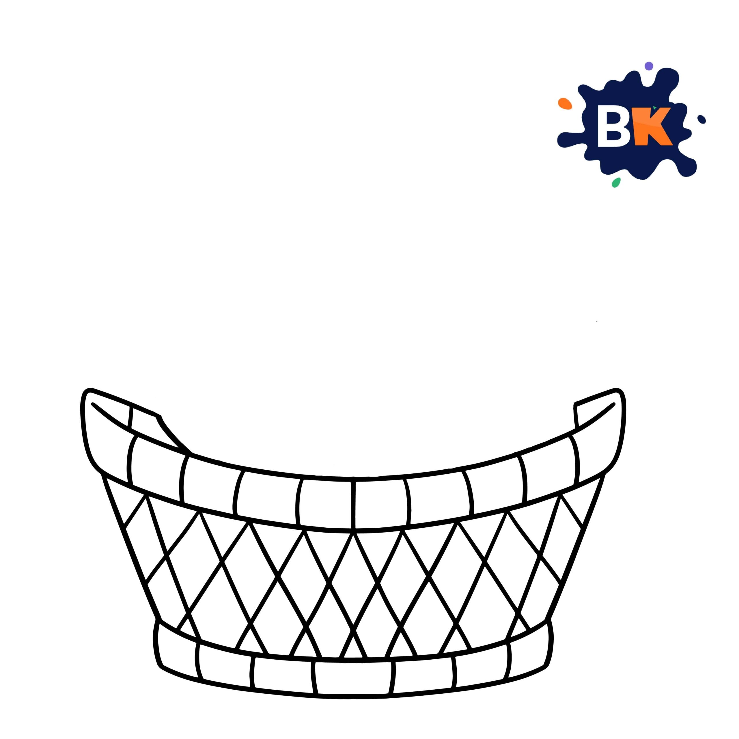 How to Draw Basket Step 6 How to Draw Basket Step 6