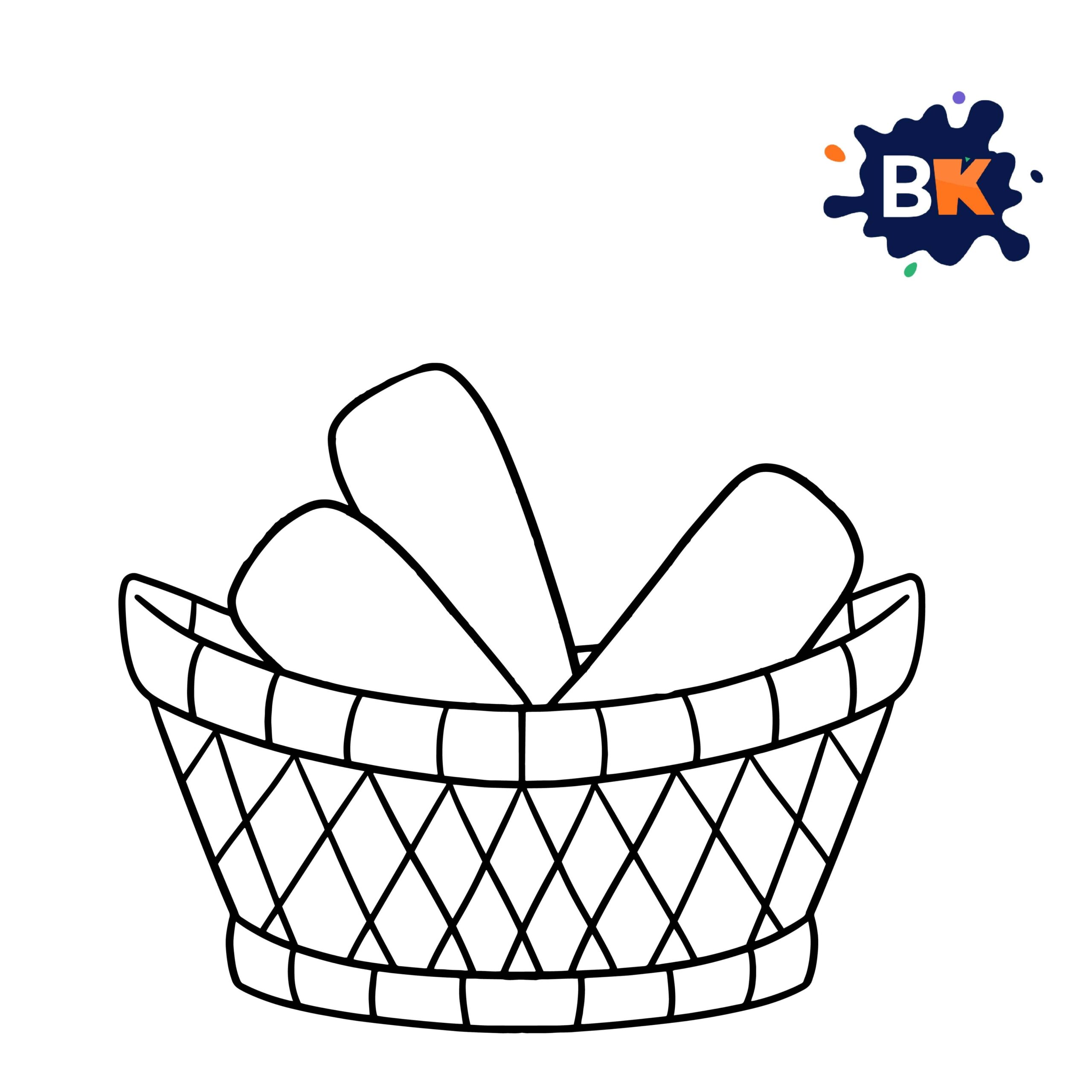 How to Draw Basket Step 7 How to Draw Basket Step 7