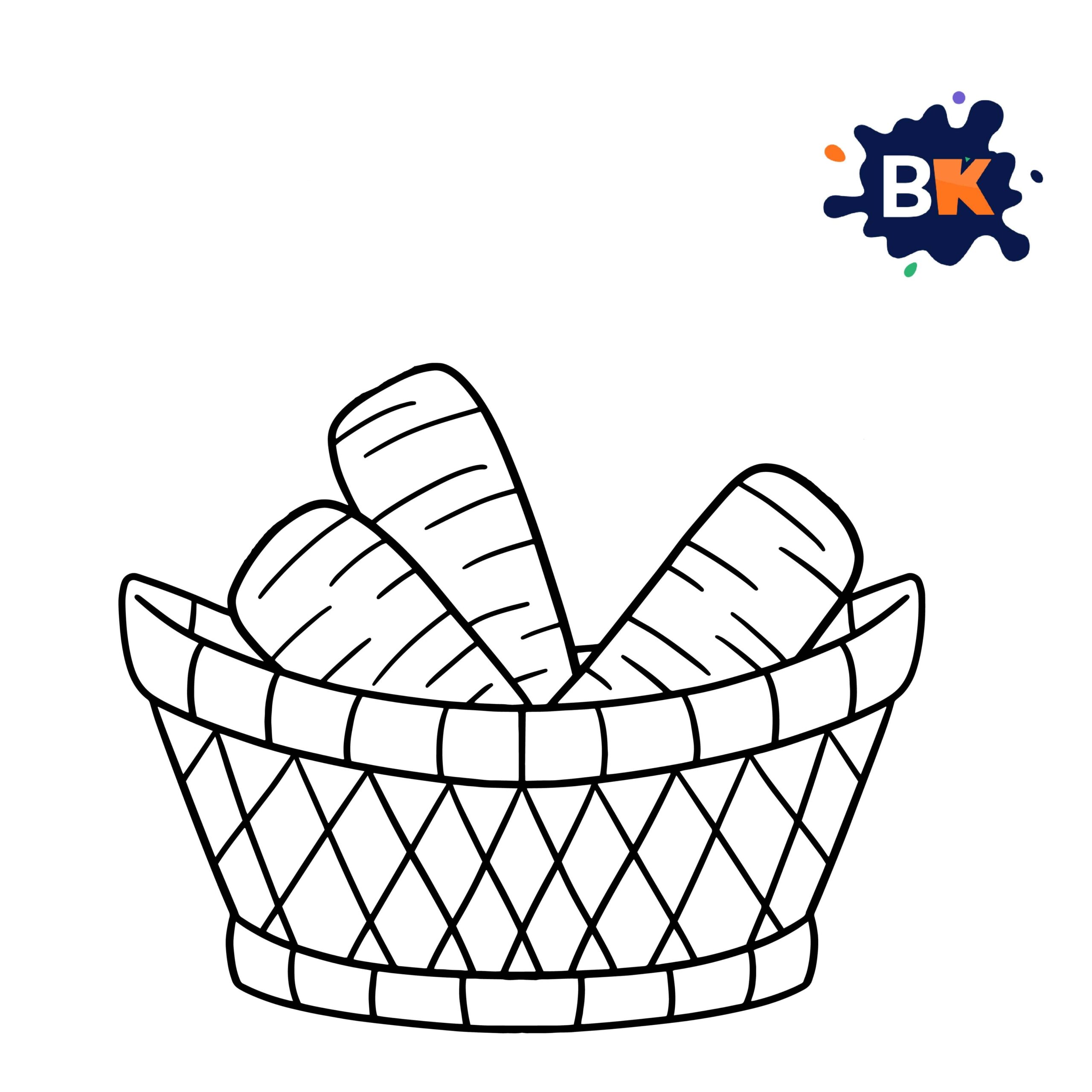 How to Draw Basket Step 8 How to Draw Basket Step 8