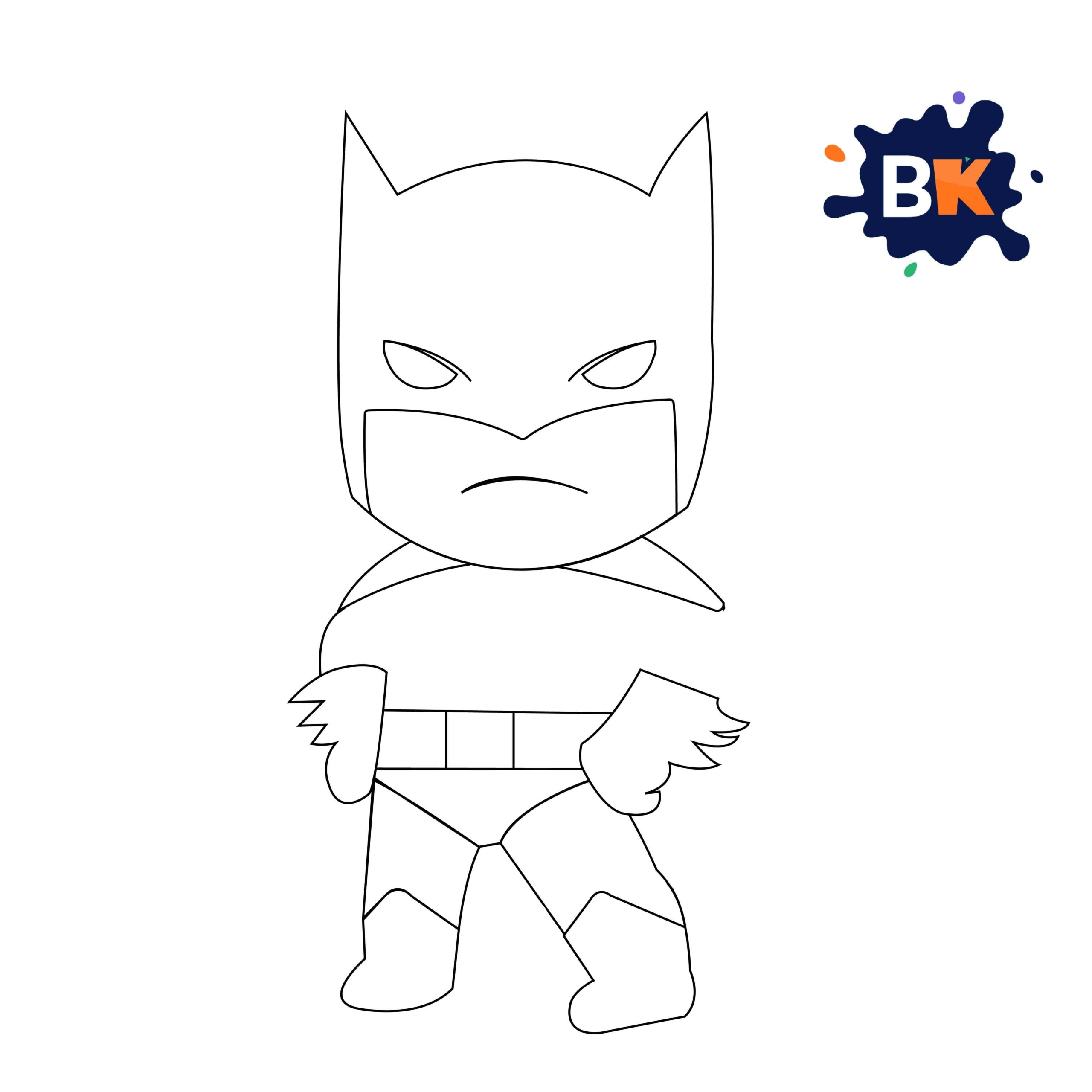 How to Draw a Batman Step 8 How to Draw a Batman Step 8