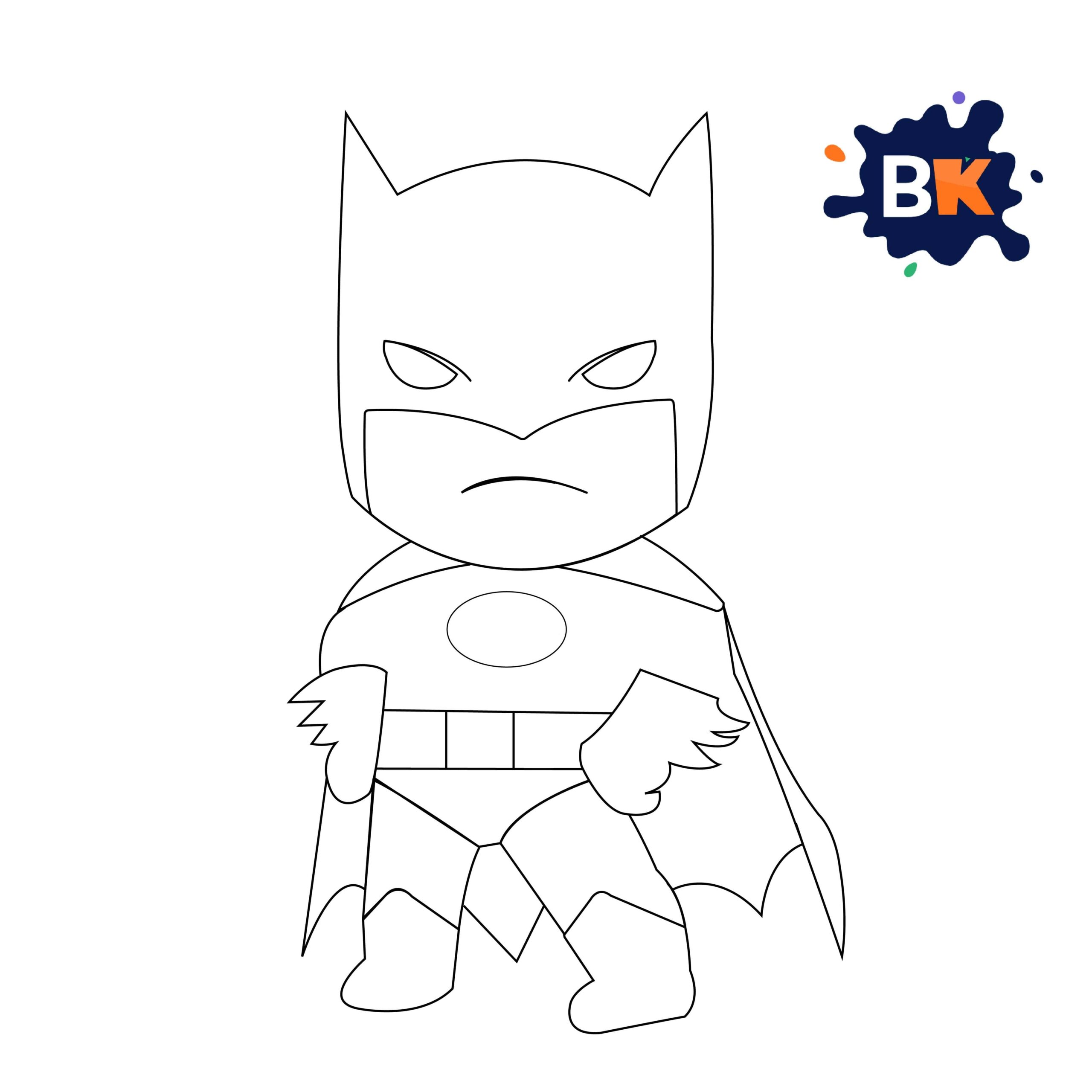 How to Draw a Batman Step 9 How to Draw a Batman Step 9