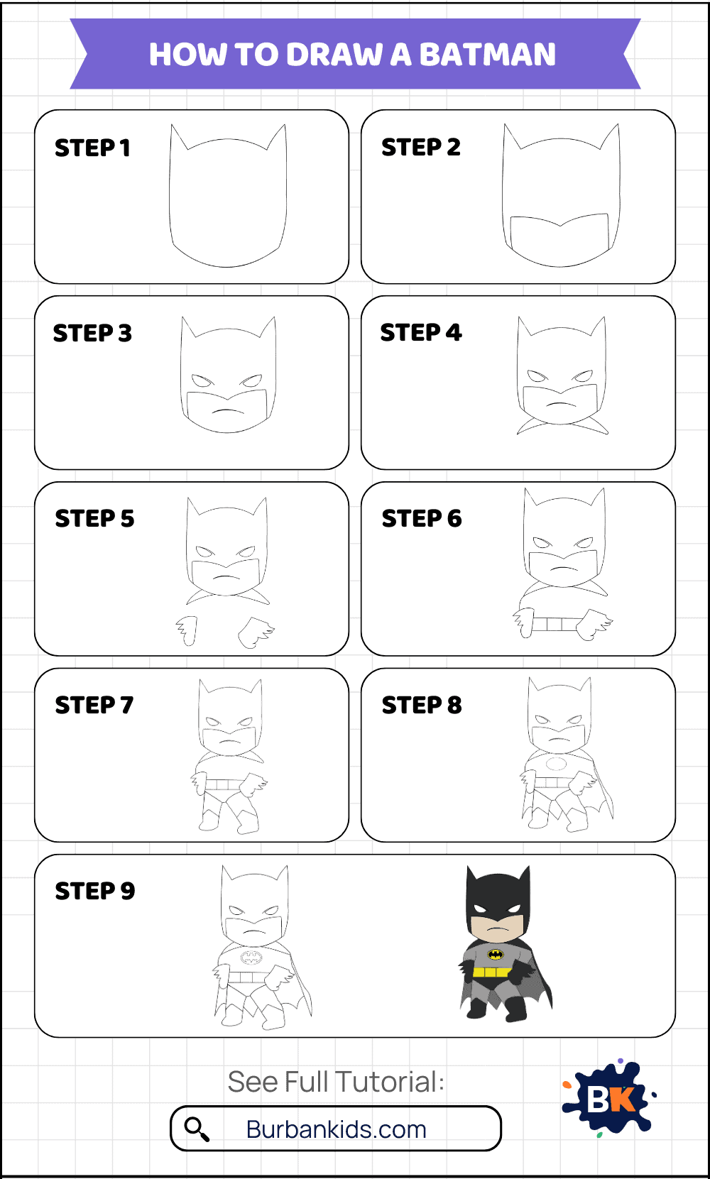 How to Draw a Batman How to Draw a Batman