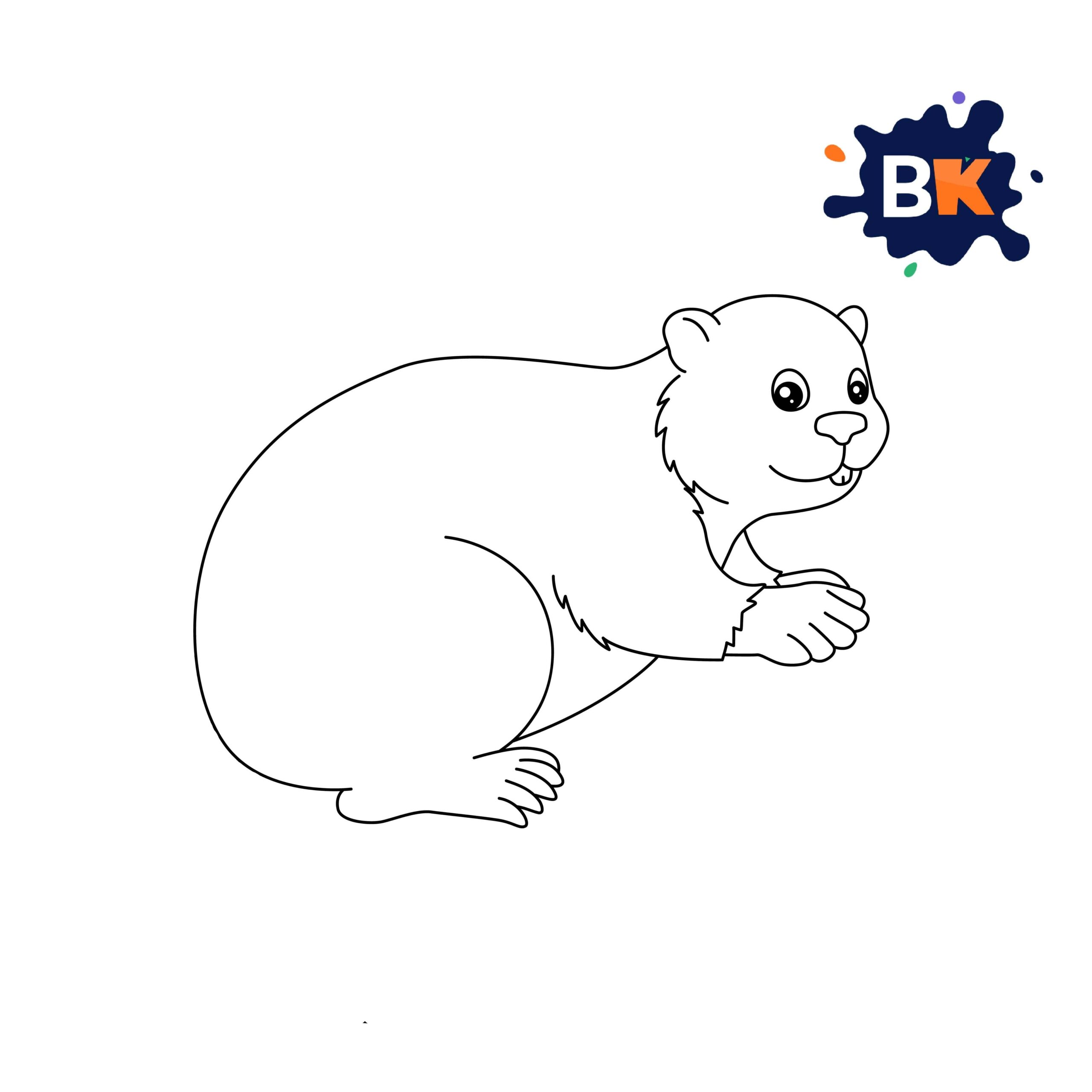 How to Draw Beaver Step 7 How to Draw Beaver Step 7