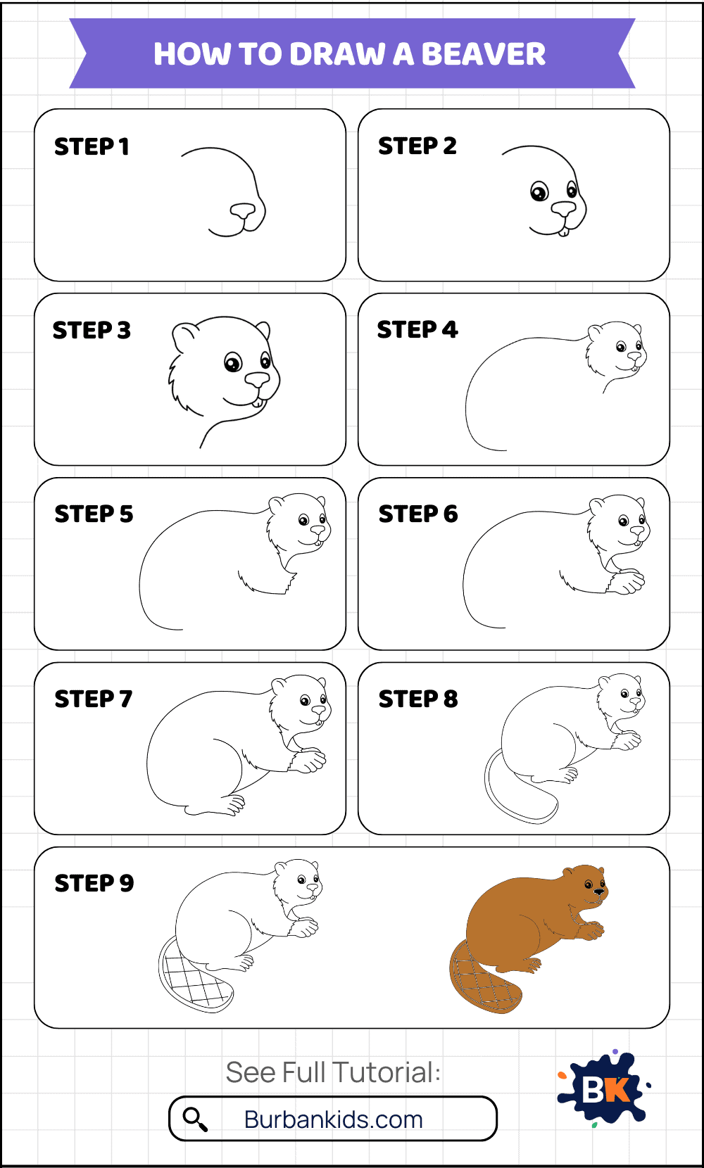 How to Draw Beaver How to Draw Beaver