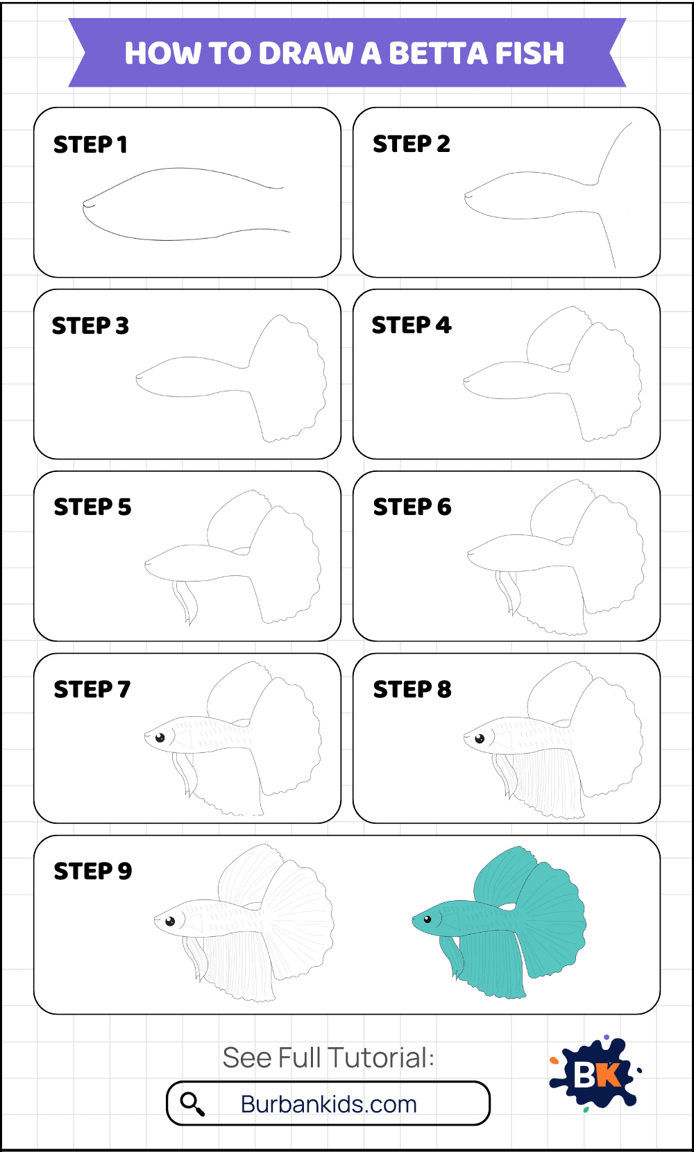 How to Draw Betta Fish How to Draw Betta Fish