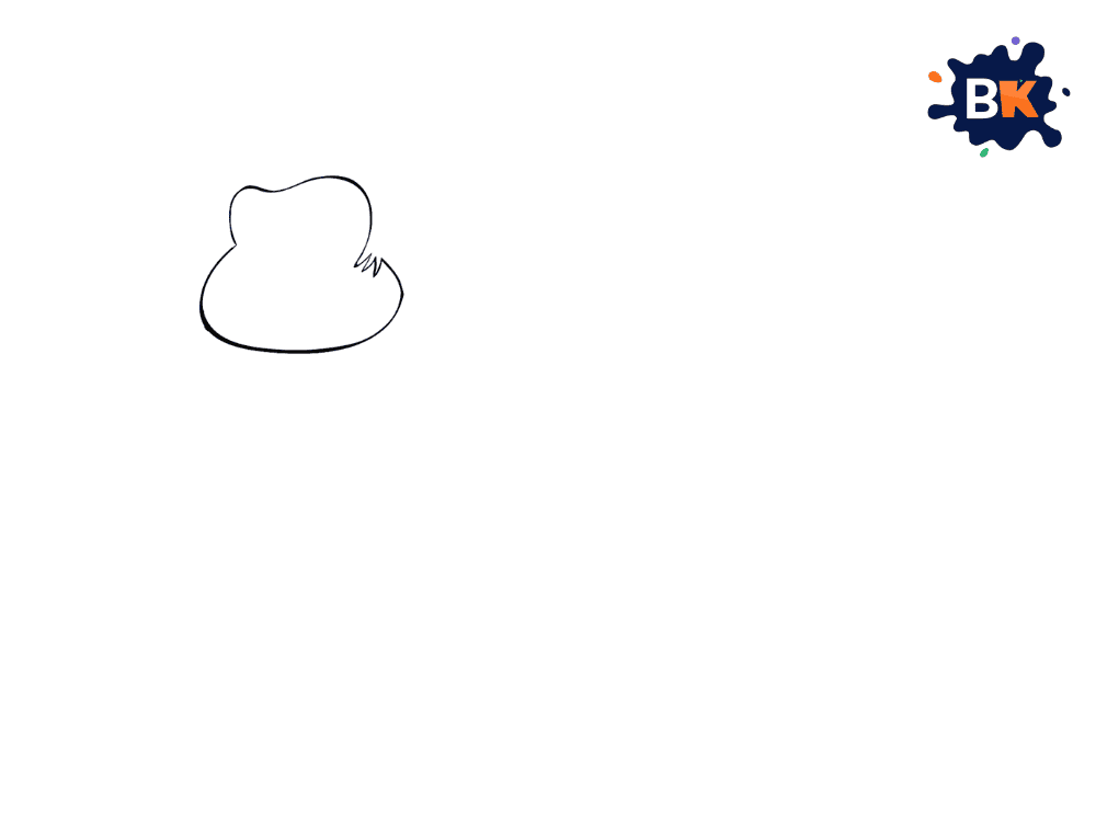 How to Draw a Baboon Step 1 How to Draw a Baboon Step 1