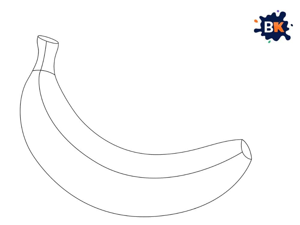 How to Draw a Banana Step 3 How to Draw a Banana Step 3
