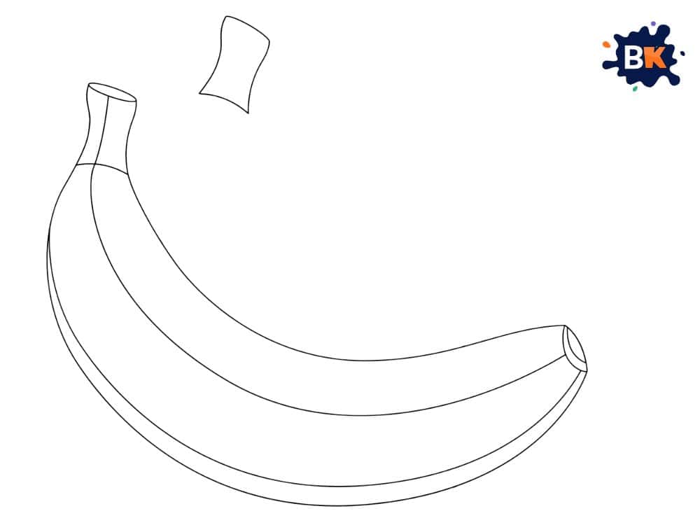 How to Draw a Banana Step 5 How to Draw a Banana Step 5