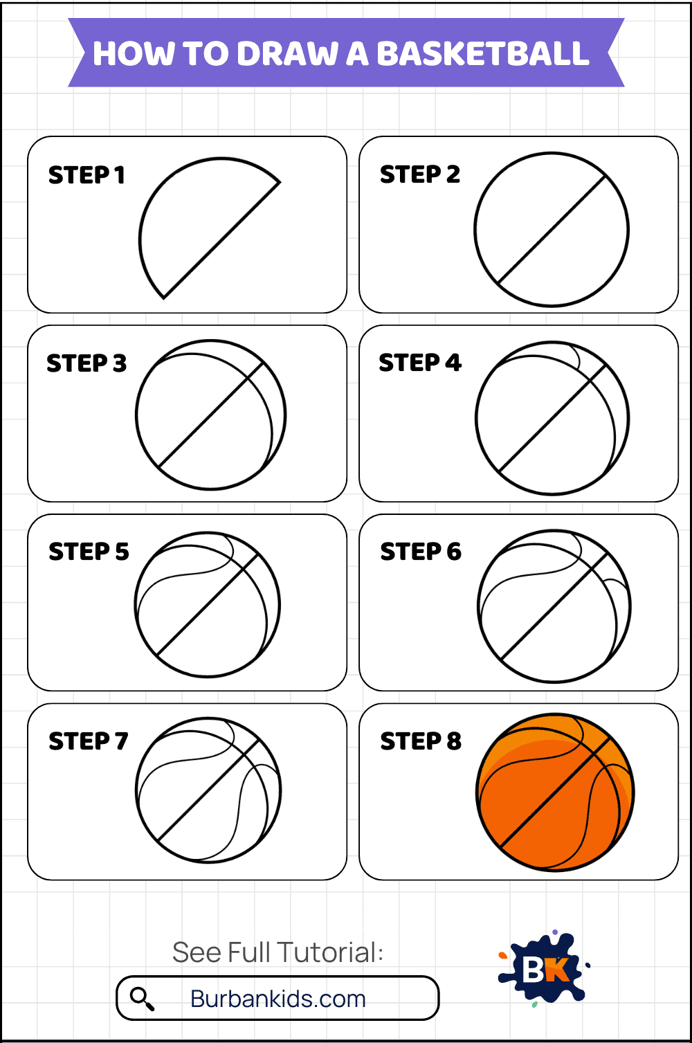 How to Draw a Basketball How to Draw a Basketball
