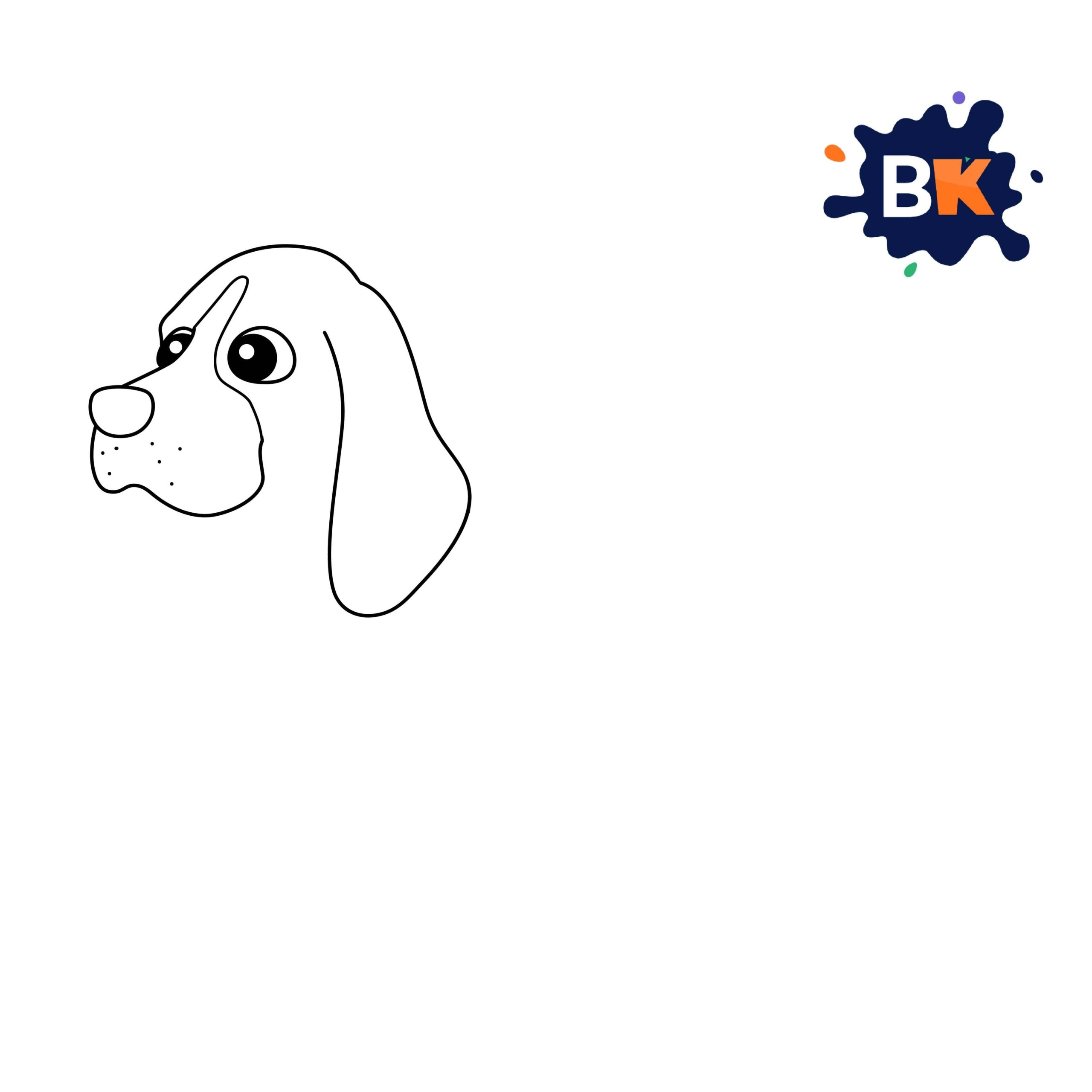 How to Draw a Basset Hound Step 4 How to Draw a Basset Hound Step 4