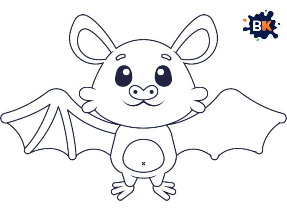 How to Draw a Bat Step 8 How to Draw a Bat Step 8