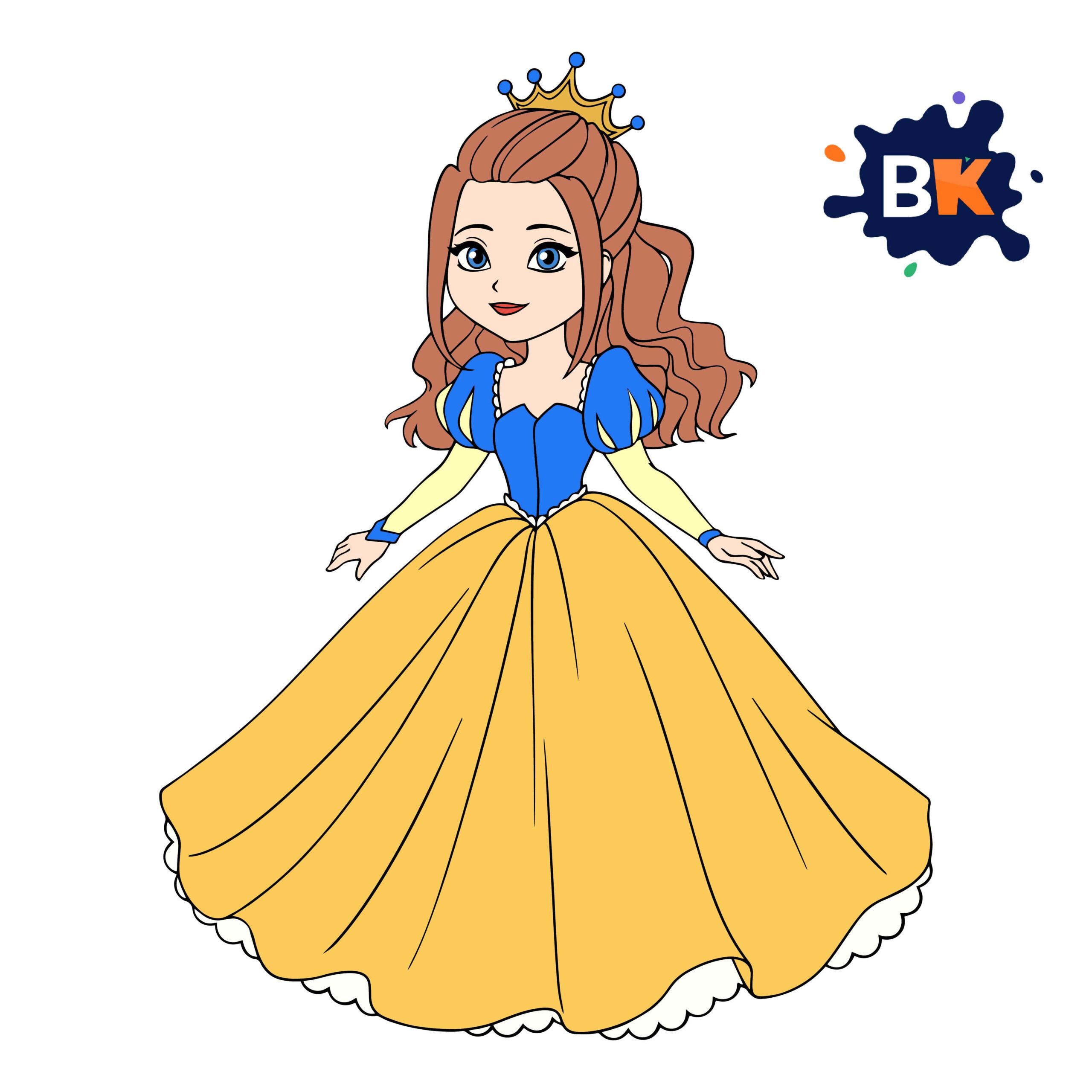 How to Draw a Belle Step 11 How to Draw a Belle Step 11