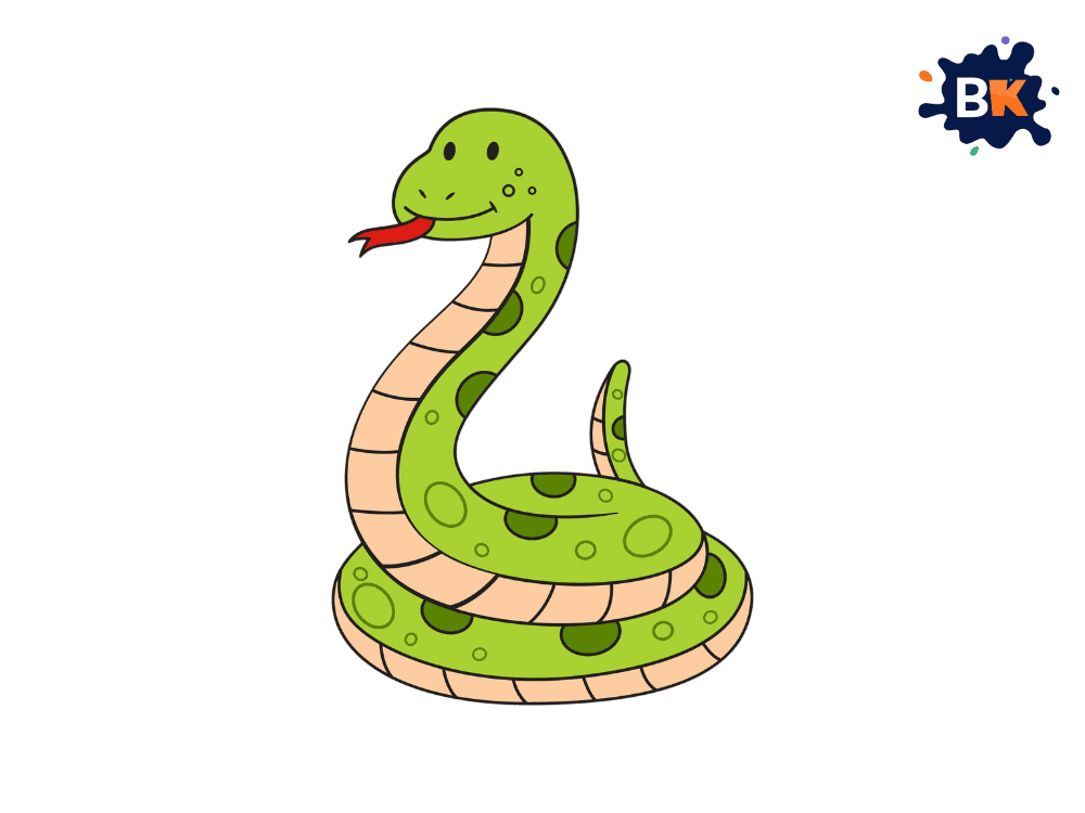 How to Draw a Python Step 11 How to Draw a Python Step 11