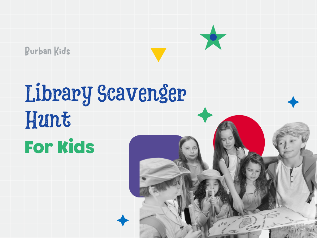 Library Scavenger Hunt For Kids