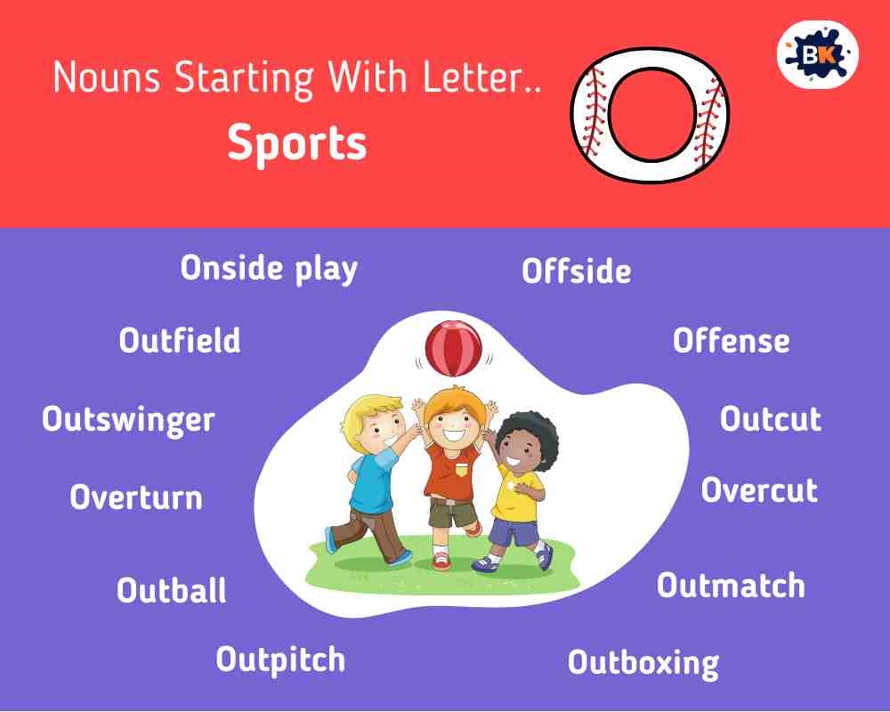 Nouns Starting With Letter O- Sports For Kids Nouns Starting With Letter O- Sports For Kids
