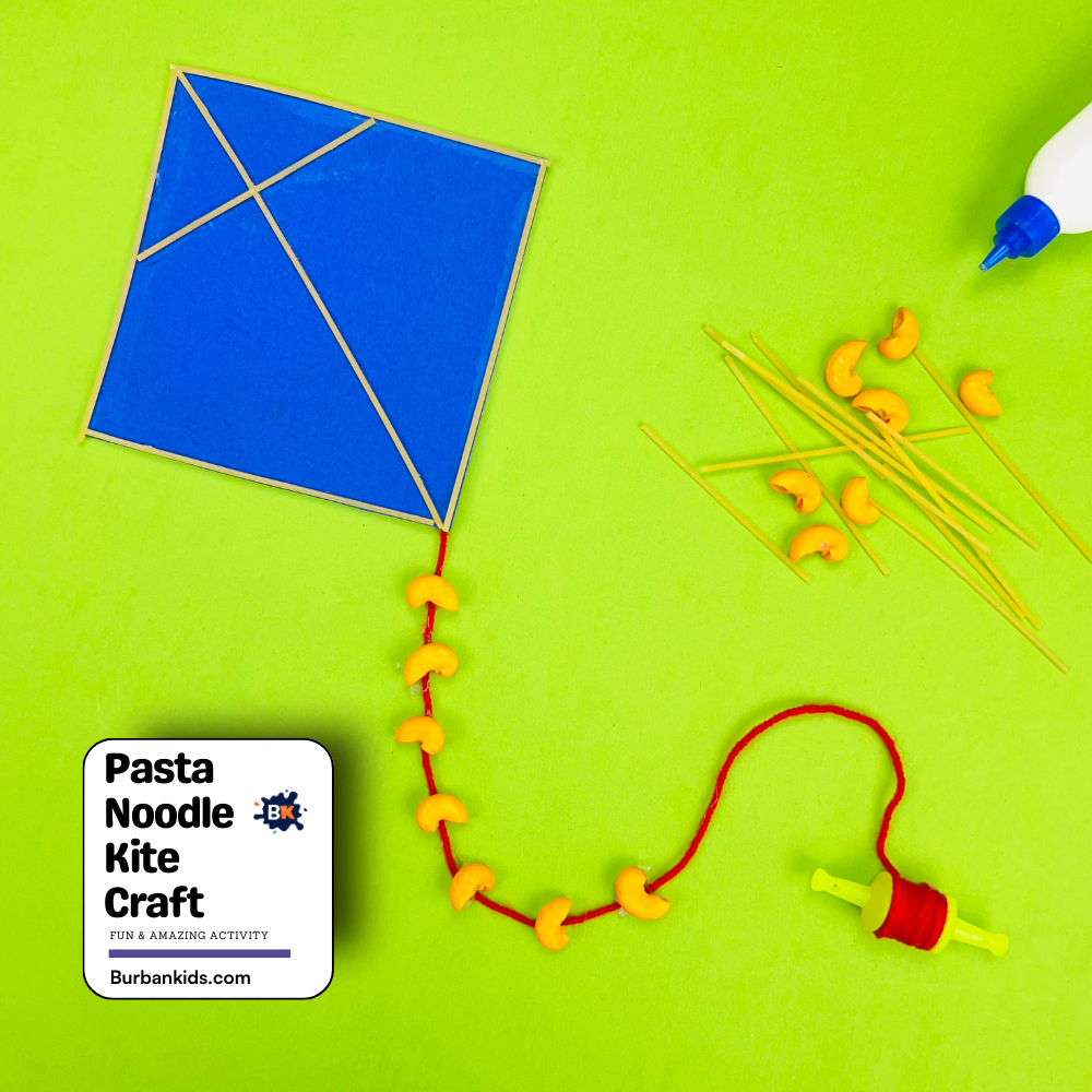 Pasta Noodle Kite Craft Pasta Noodle Kite Craft