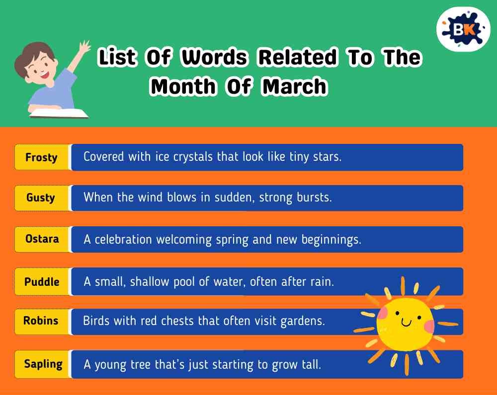 Awesome Words For March Awesome Words For March