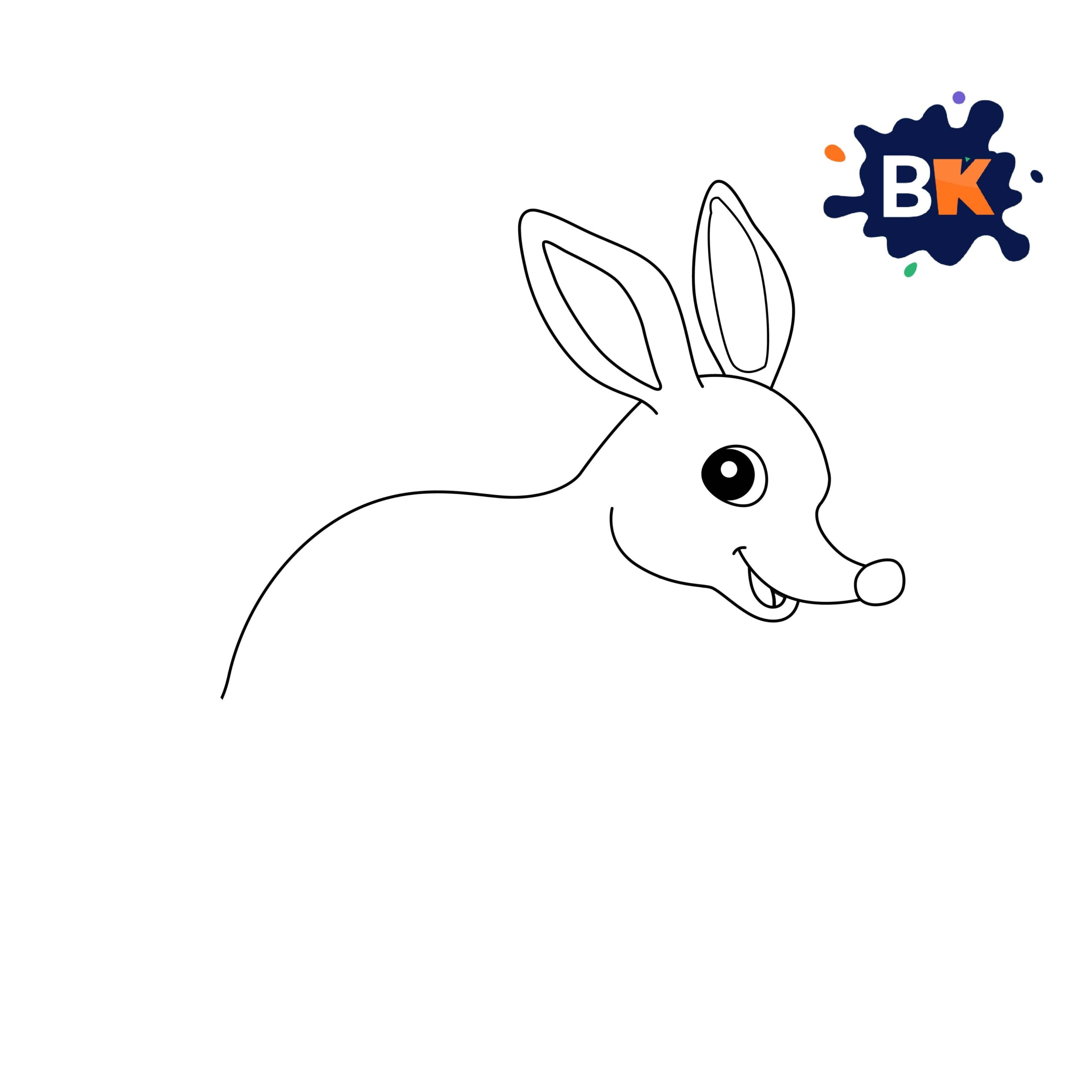 How to Draw Bilby Step 4 How to Draw Bilby Step 4
