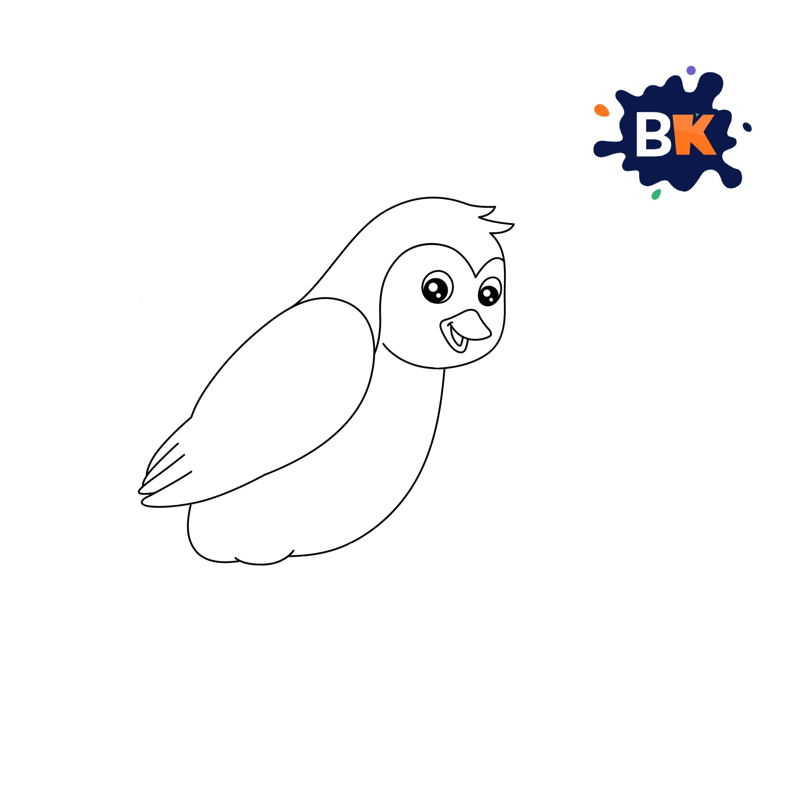 How to Draw a Bird Step 4 How to Draw a Bird Step 4