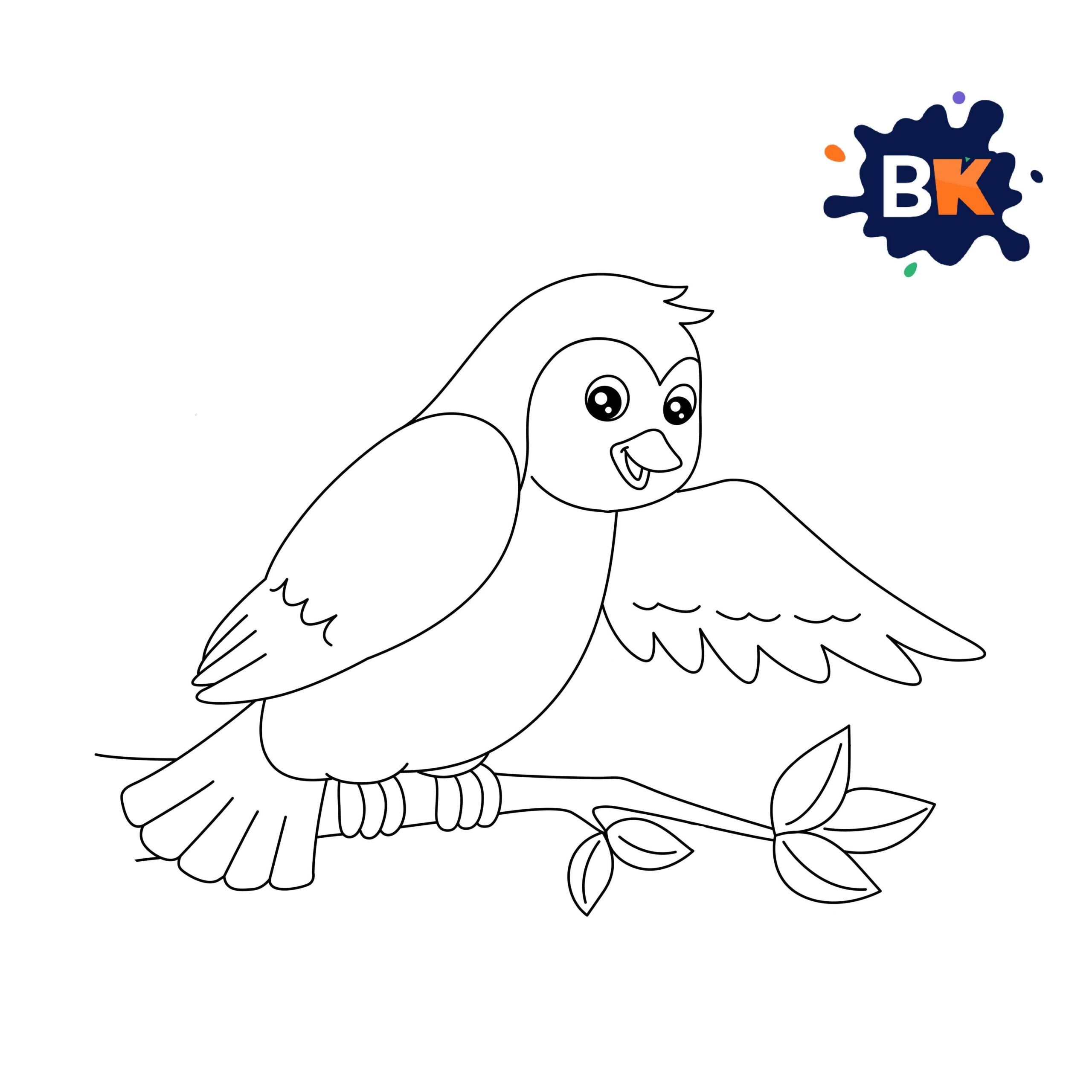 How to Draw a Bird Step 9 How to Draw a Bird Step 9