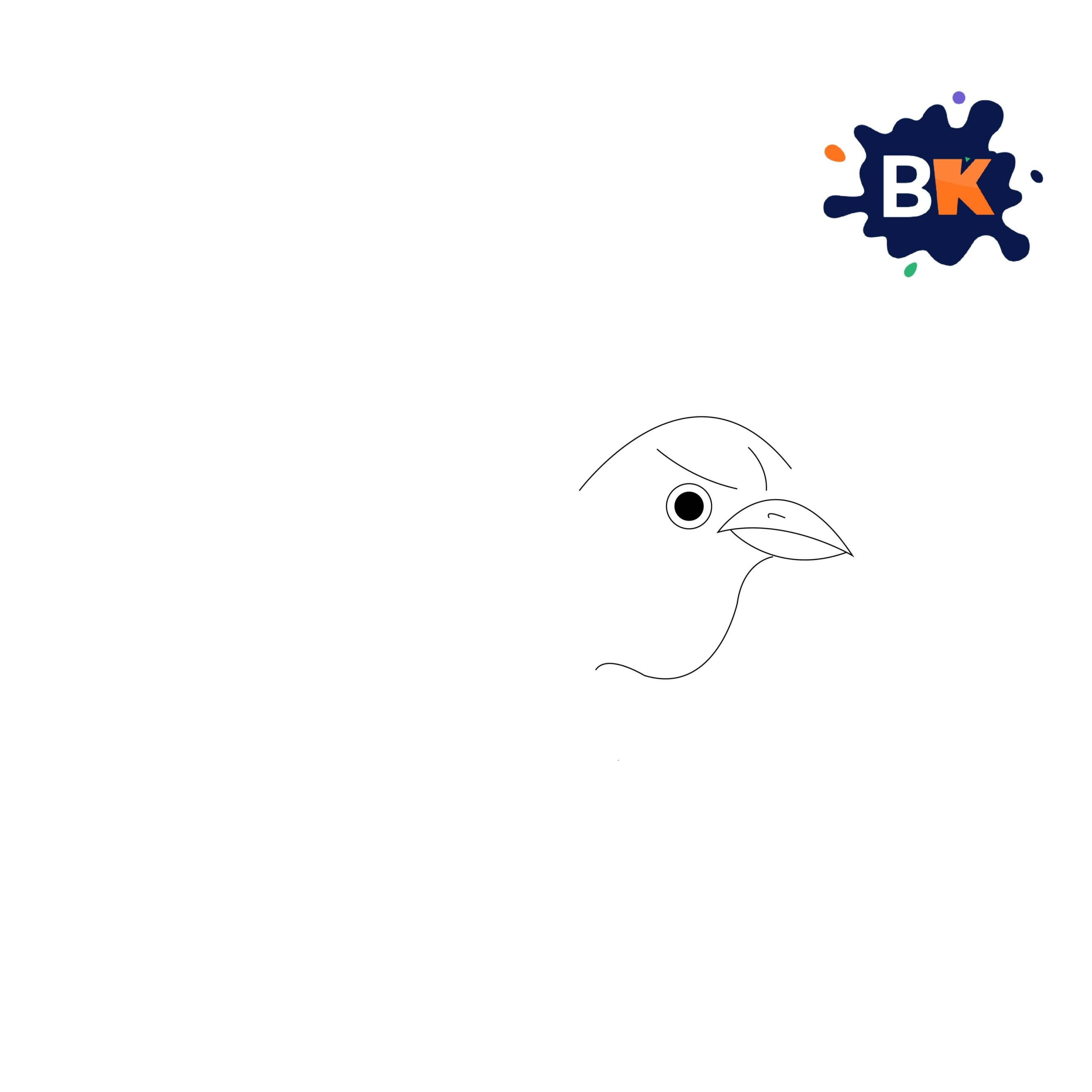 How to Draw a Bird of Paradise Step 2 How to Draw a Bird of Paradise Step 2