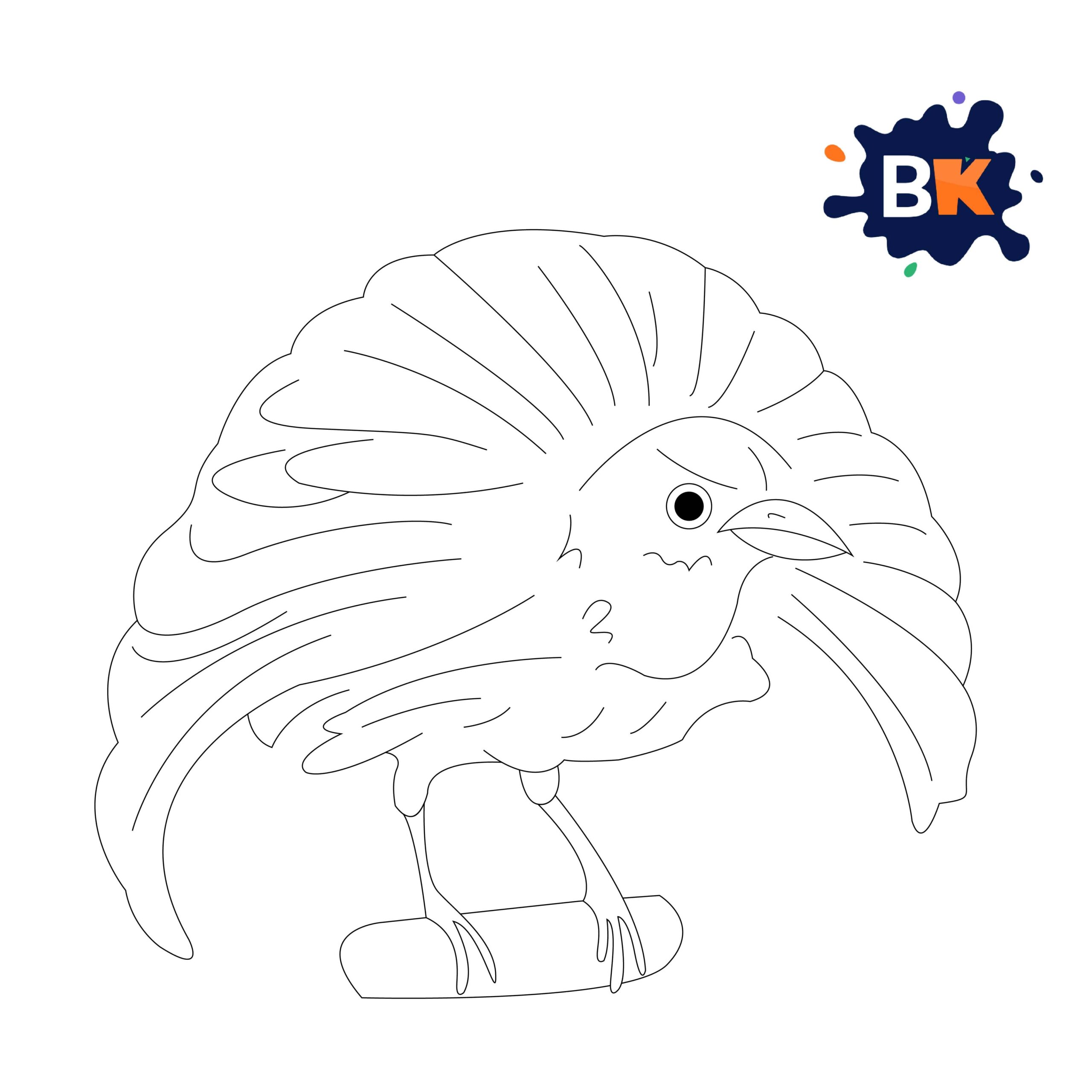How to Draw a Bird of Paradise Step 9 How to Draw a Bird of Paradise Step 9