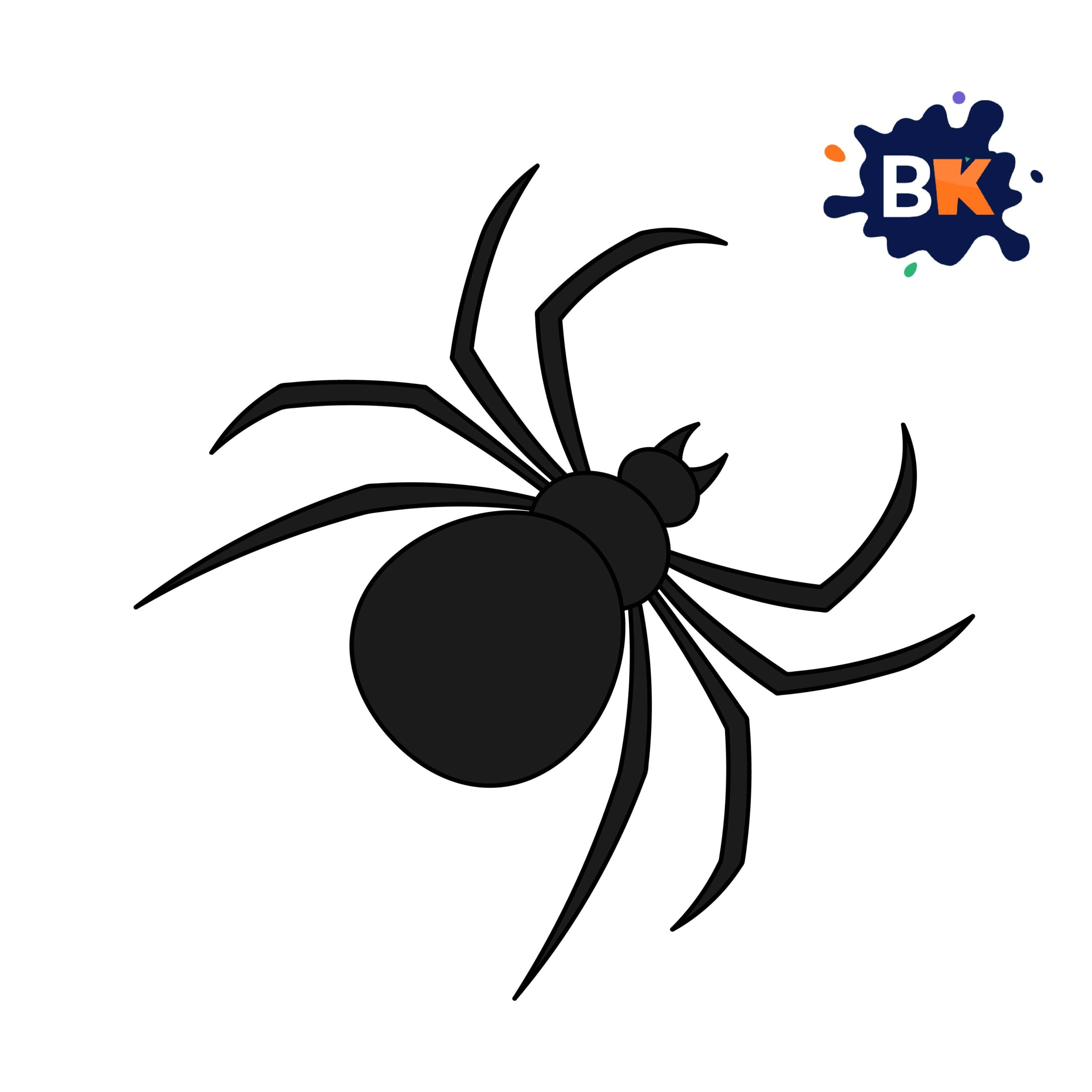 How to Draw a Black Widow Step 10 How to Draw a Black Widow Step 10
