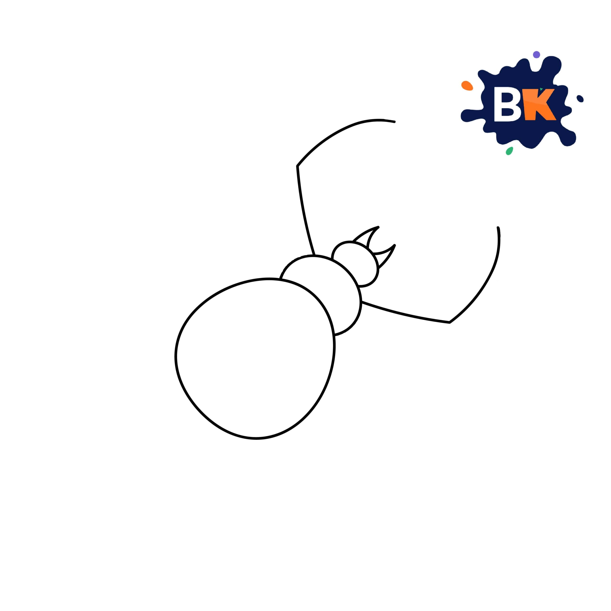 How to Draw a Black Widow Step 4 How to Draw a Black Widow Step 4