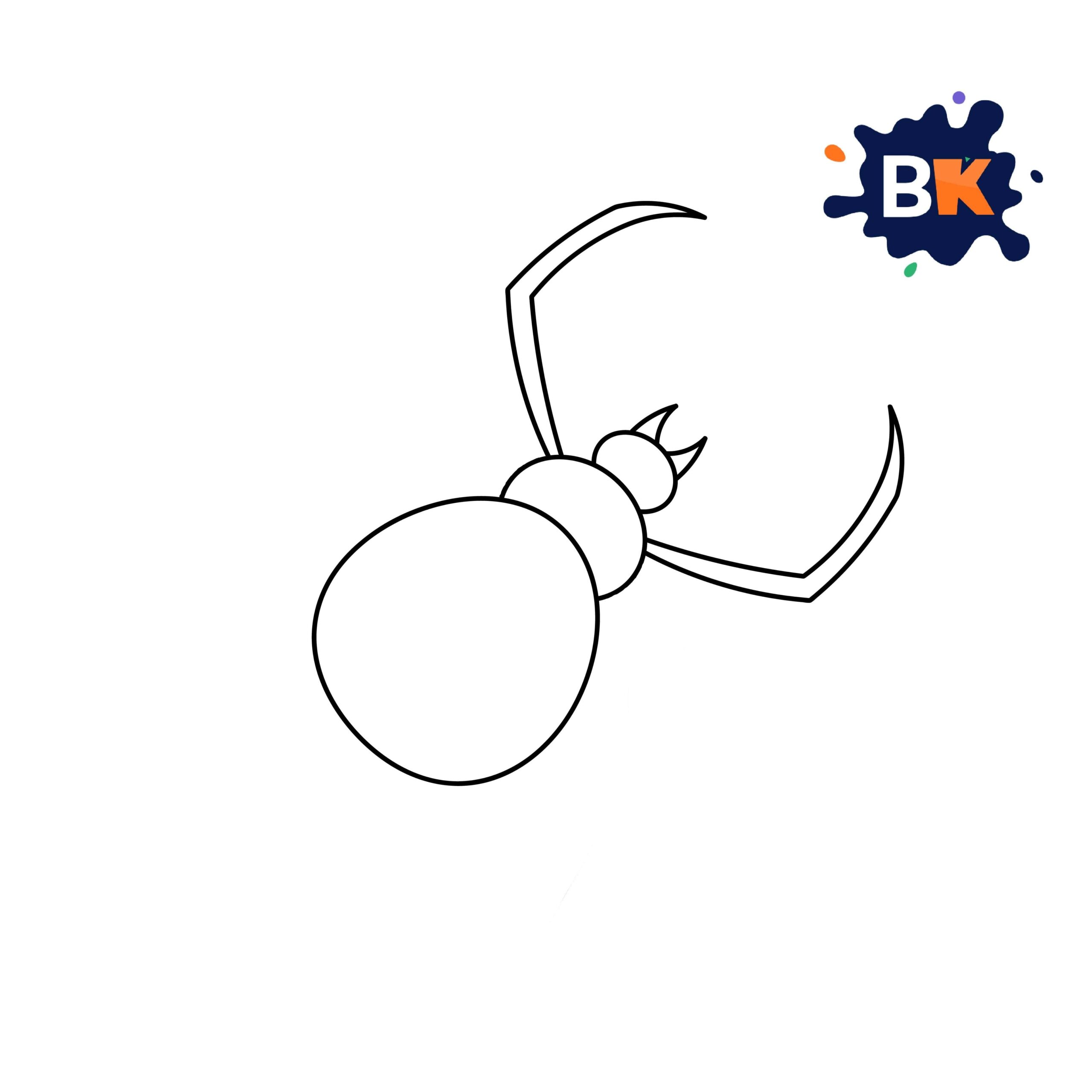 How to Draw a Black Widow Step 5 How to Draw a Black Widow Step 5