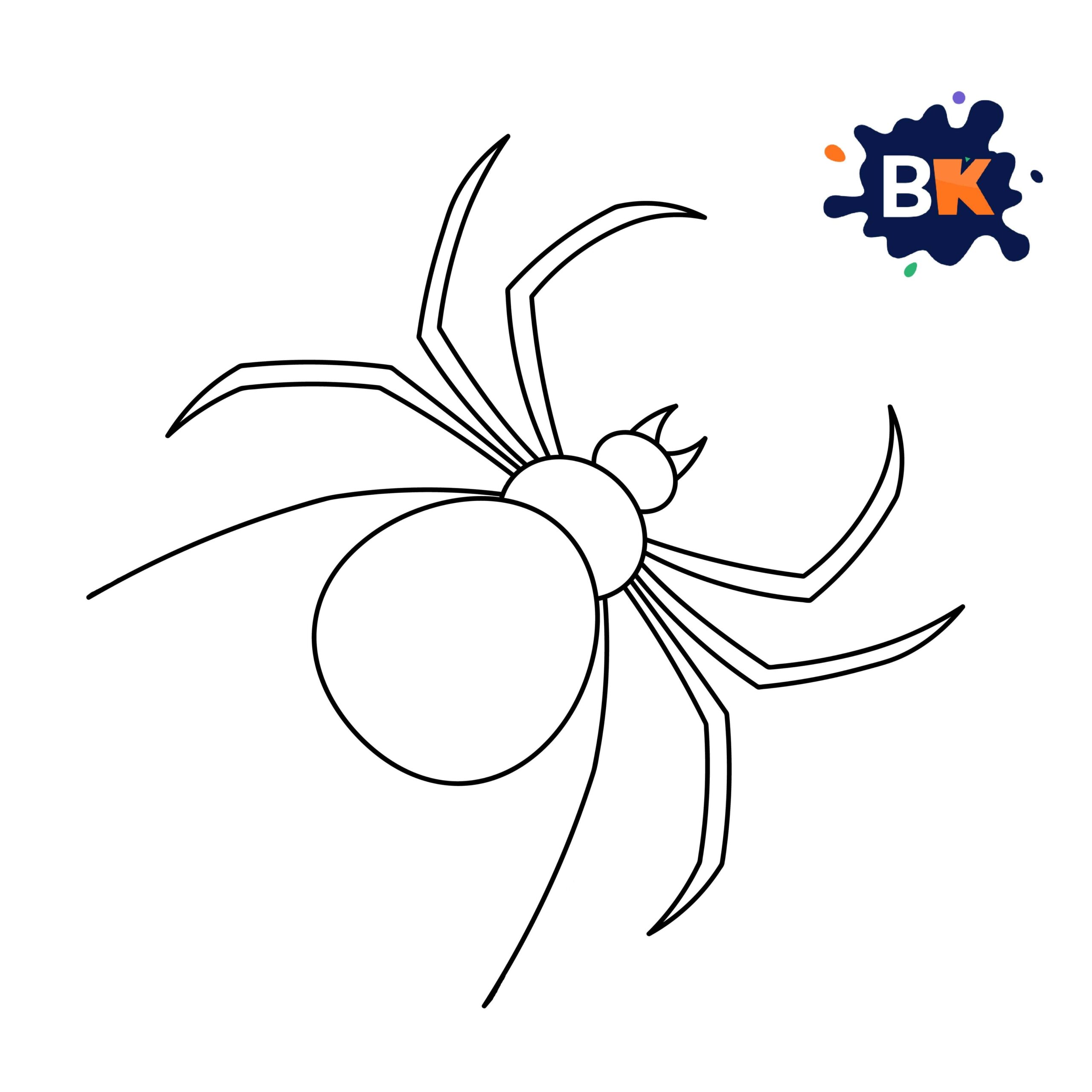 How to Draw a Black Widow Step 8 How to Draw a Black Widow Step 8