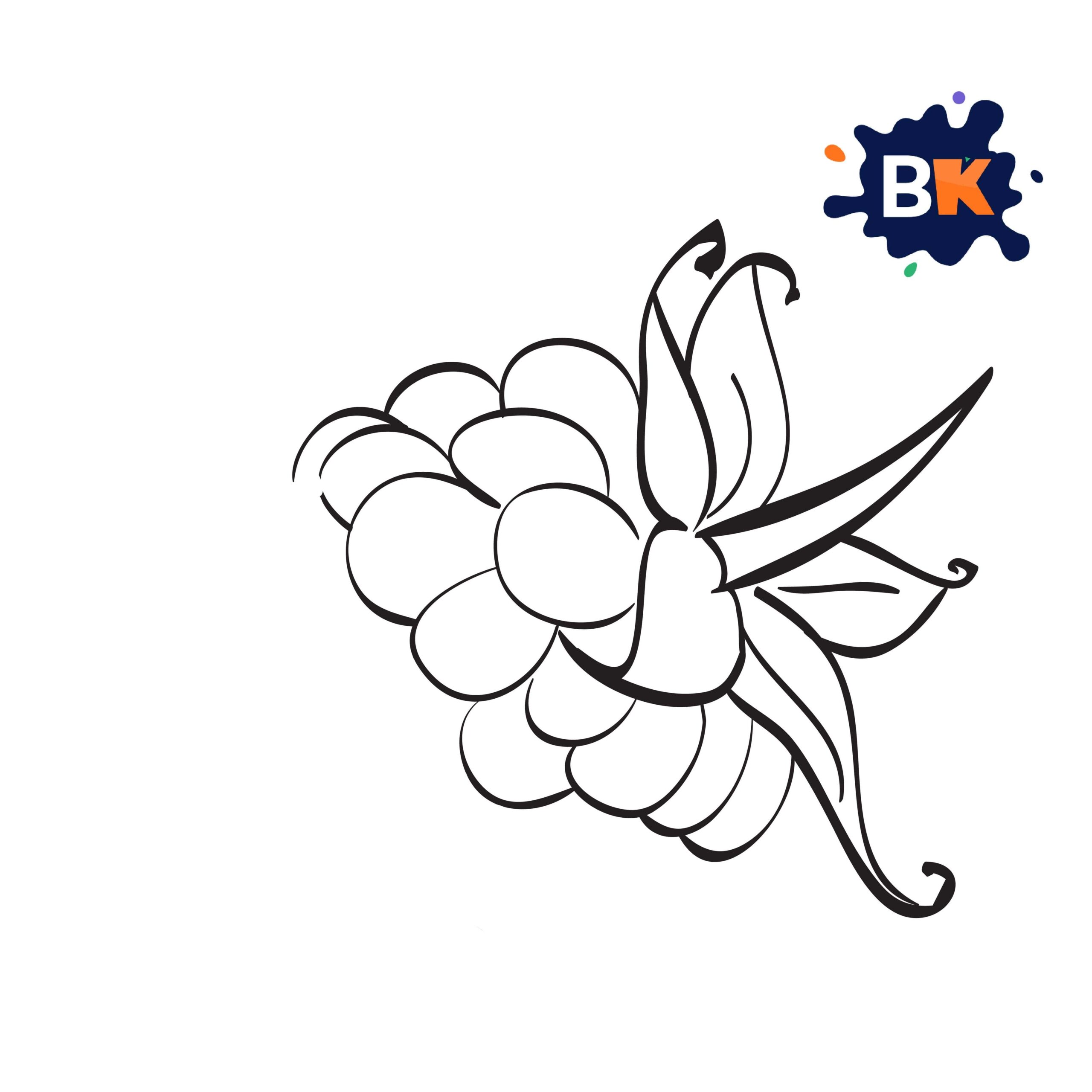 How to Draw a Blackberry Step 6 How to Draw a Blackberry Step 6