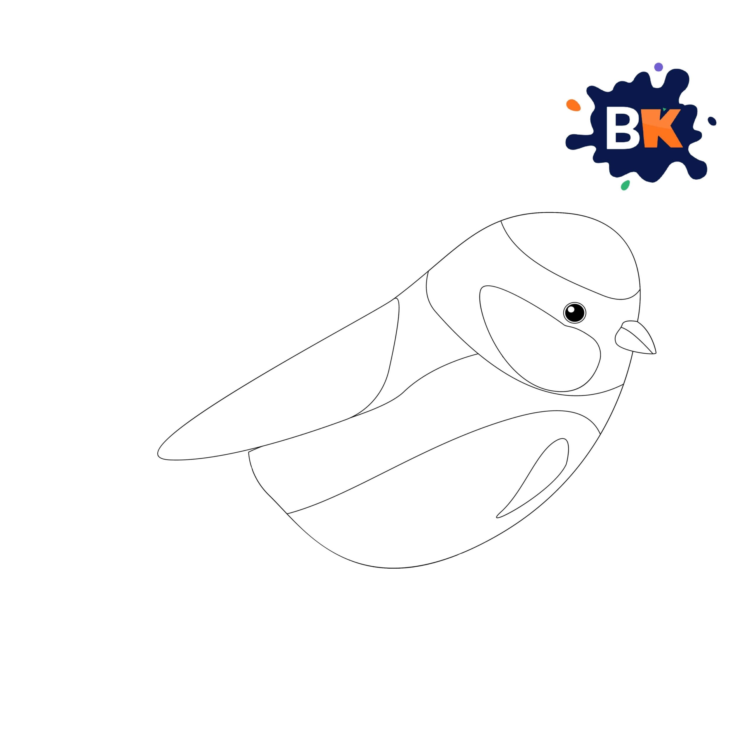 How to Draw a Blue Tit Step 6 How to Draw a Blue Tit Step 6