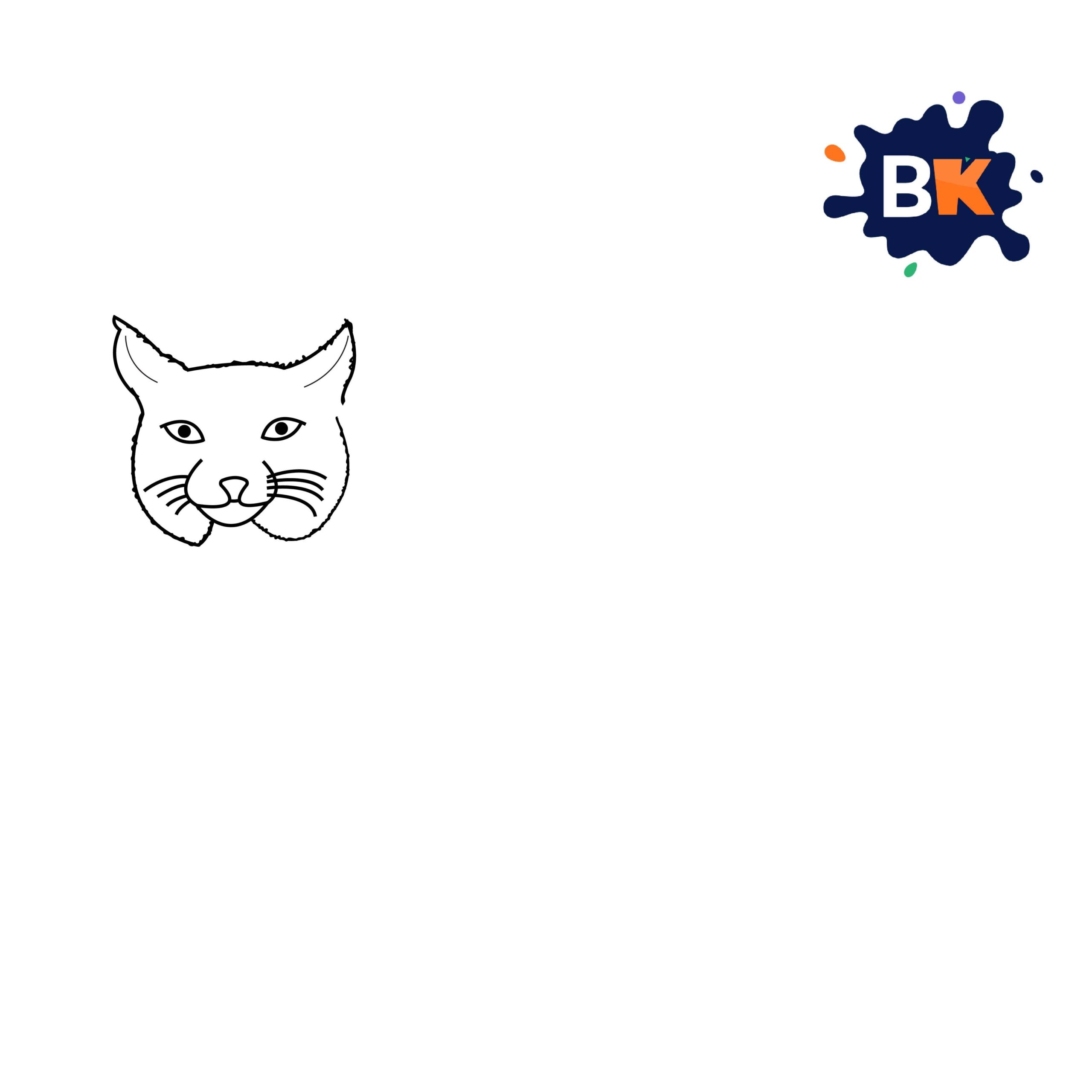 How to Draw a Bobcat Step 3 How to Draw a Bobcat Step 3