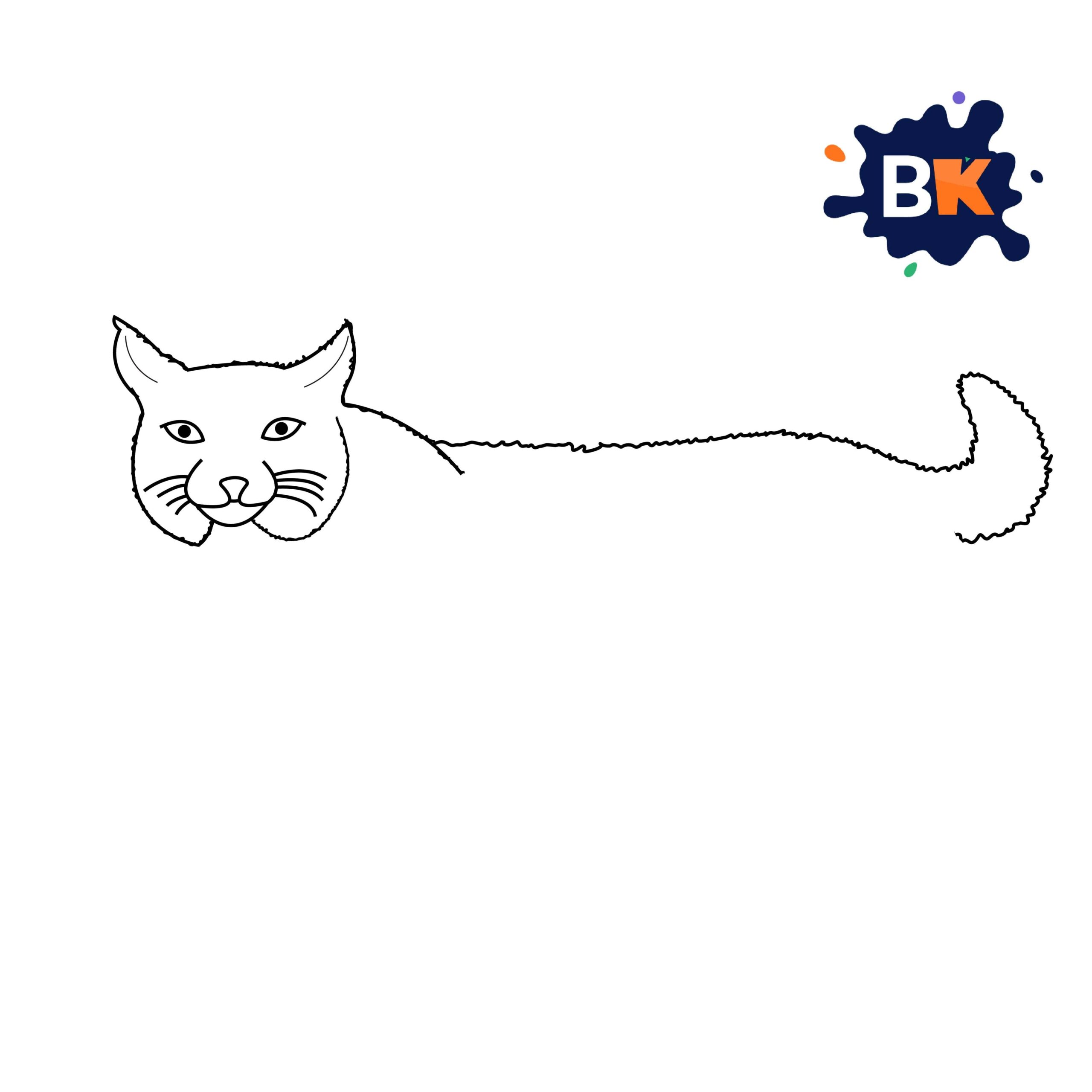 How to Draw a Bobcat Step 4 How to Draw a Bobcat Step 4
