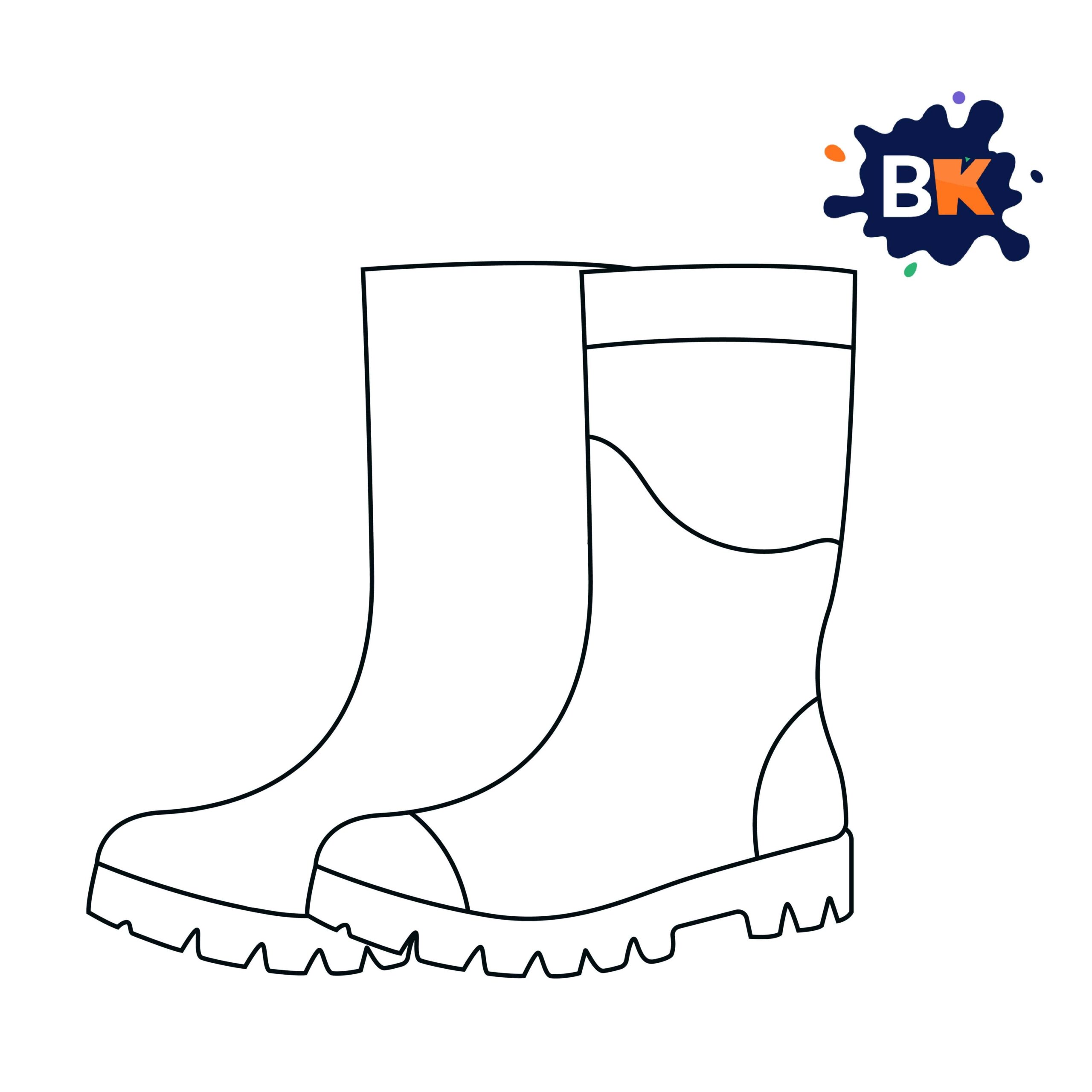 How to Draw a Boot Step 7 How to Draw a Boot Step 7