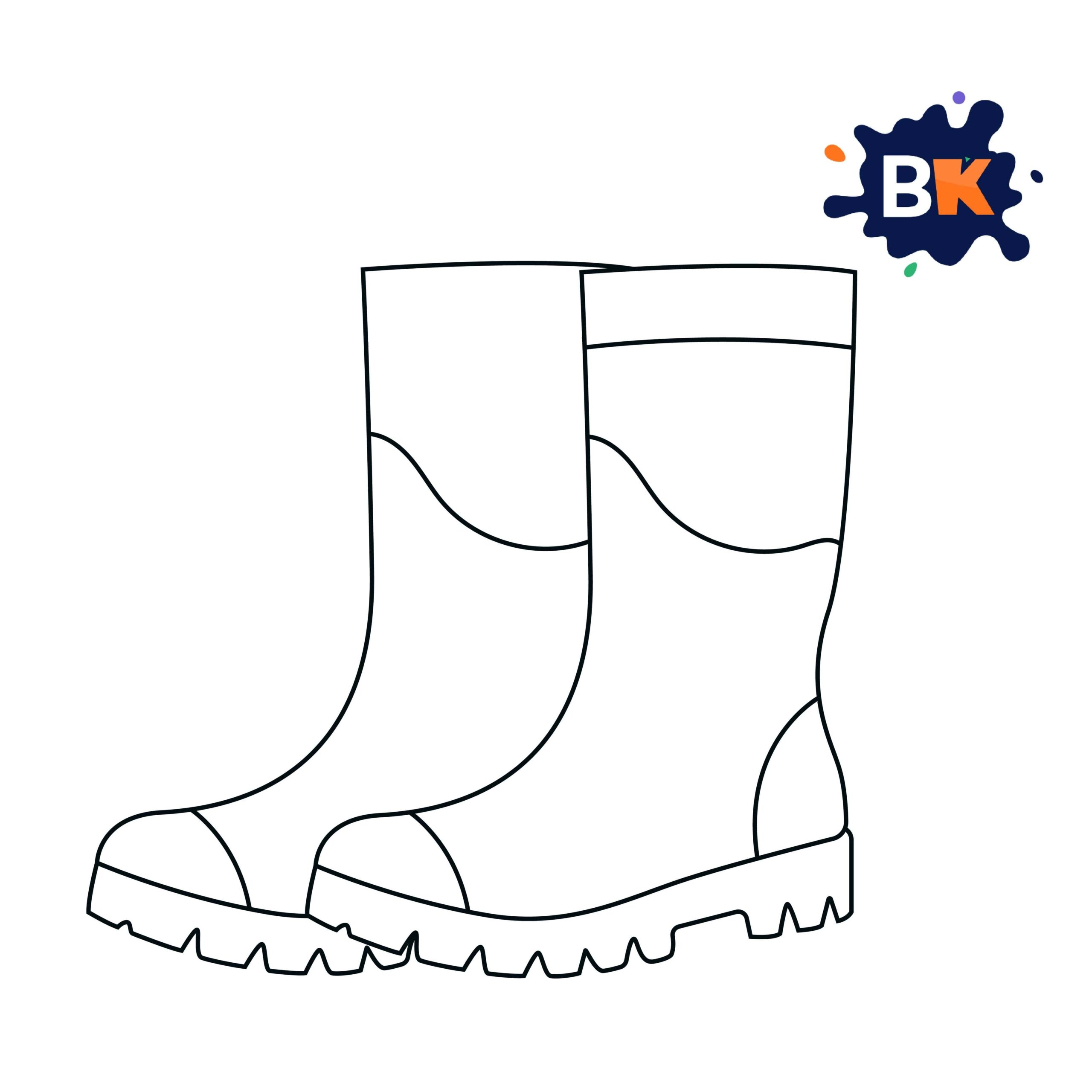 How to Draw a Boot Step 8 How to Draw a Boot Step 8