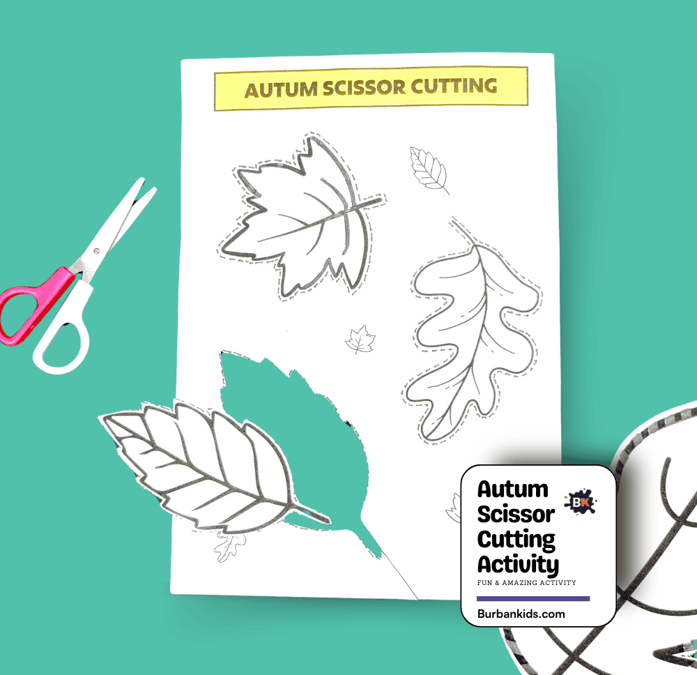 Autumn Scissor Cutting Activity