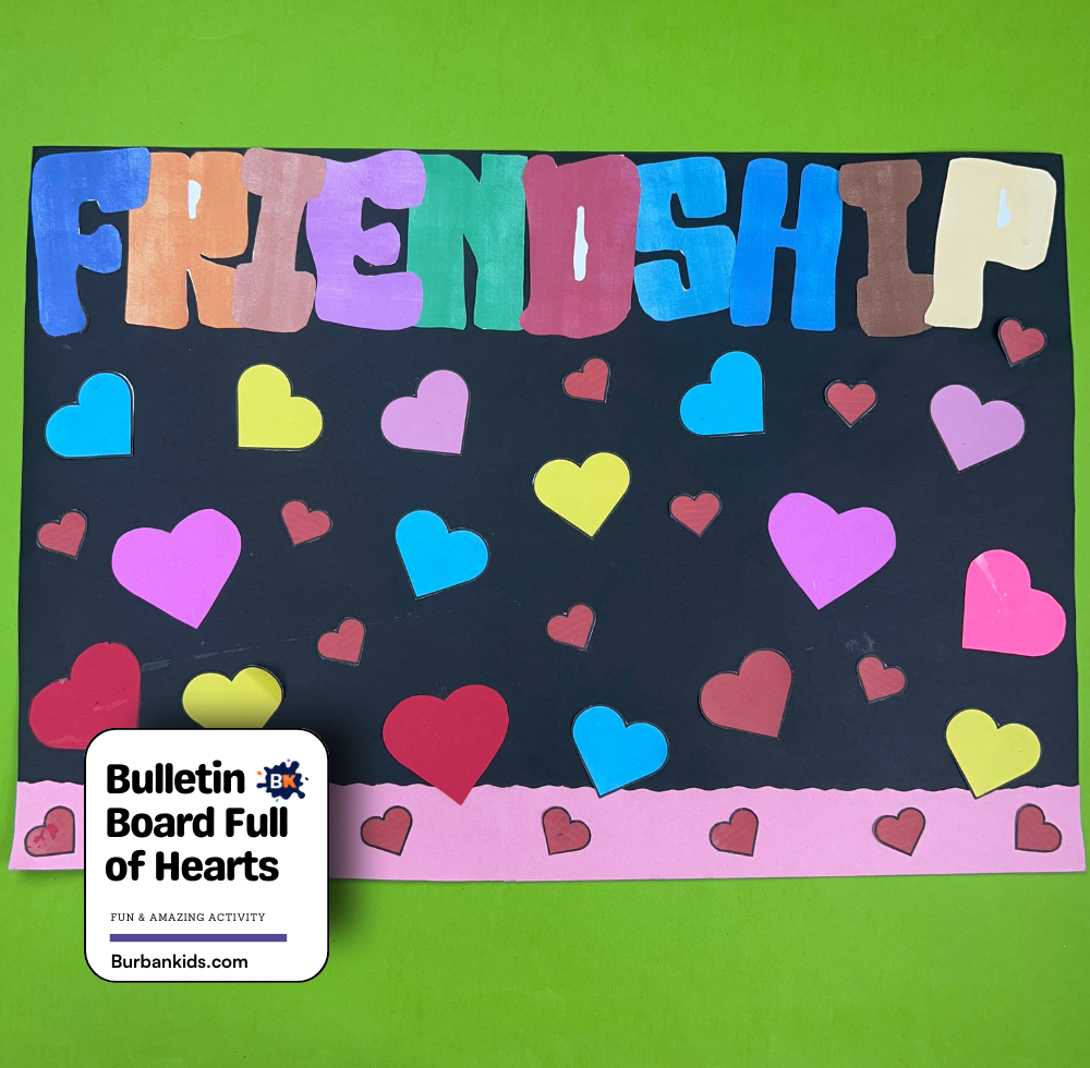 Bulletin Board Full of Hearts Bulletin Board Full of Hearts