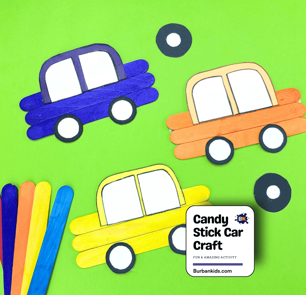 Candy Stick Car Craft