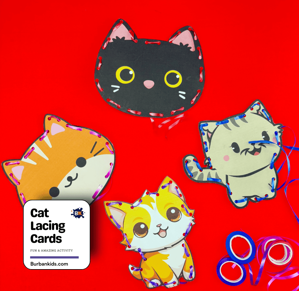 Cat Lacing Cards